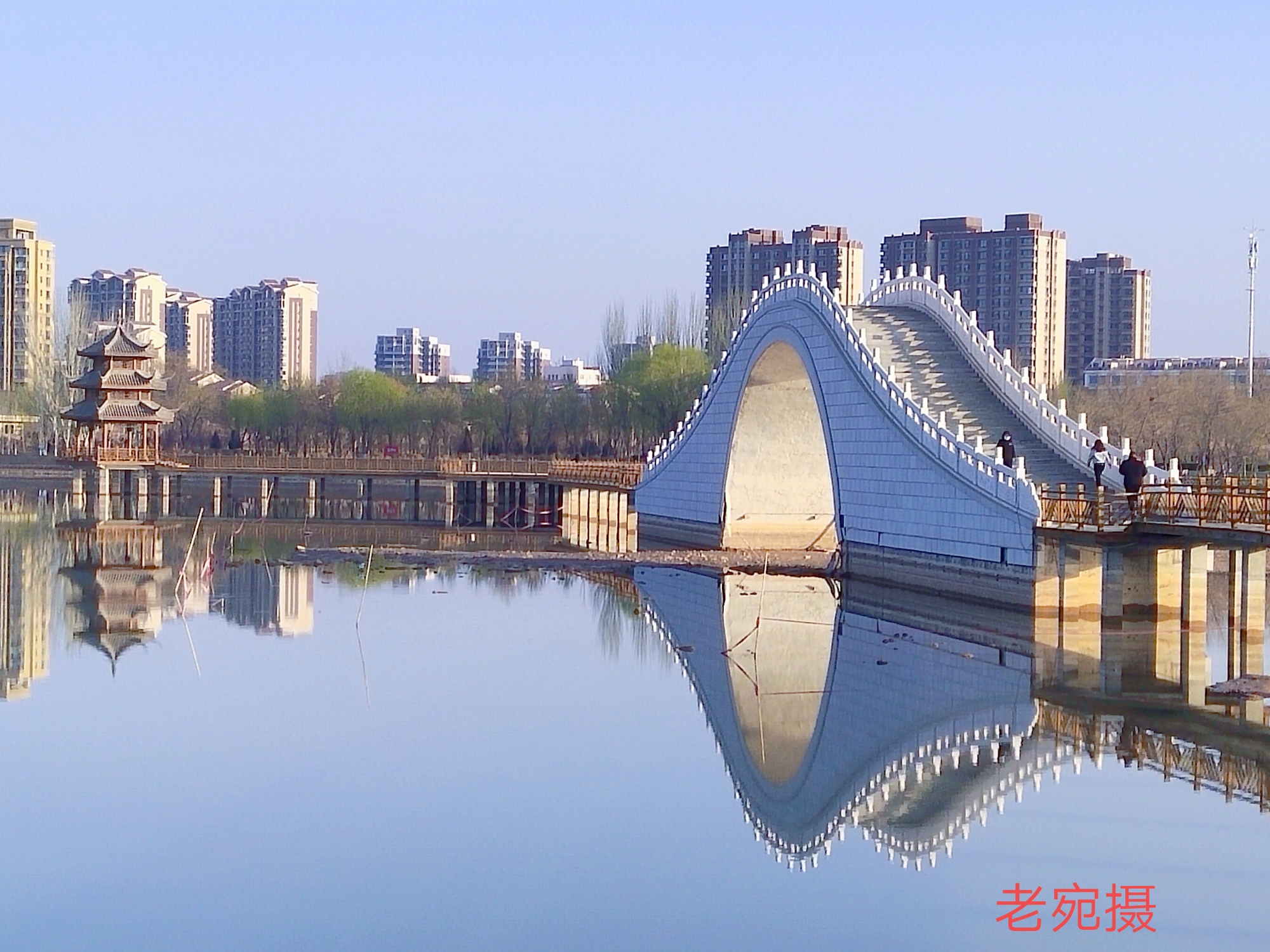 銀川市金風區寶湖公園攝影.