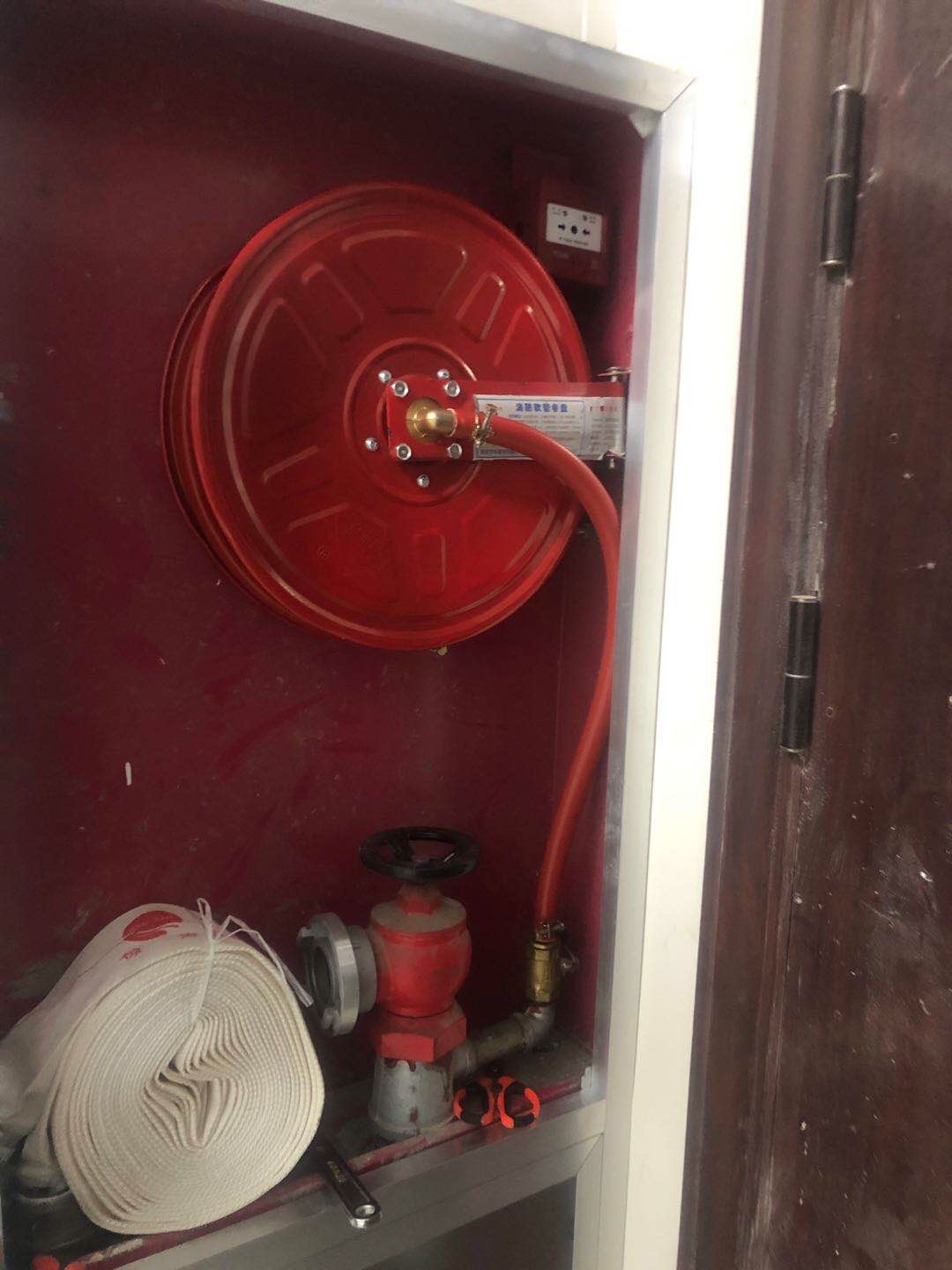 消防水龙盘卷已重新按要求设置