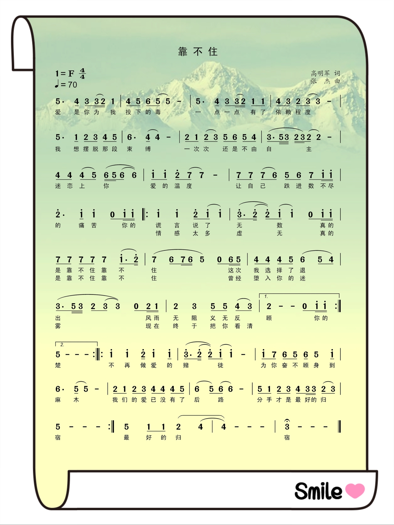 一点一点有了依赖程度 我想摆脱那段束缚 一次次还是不由自主 迷恋上