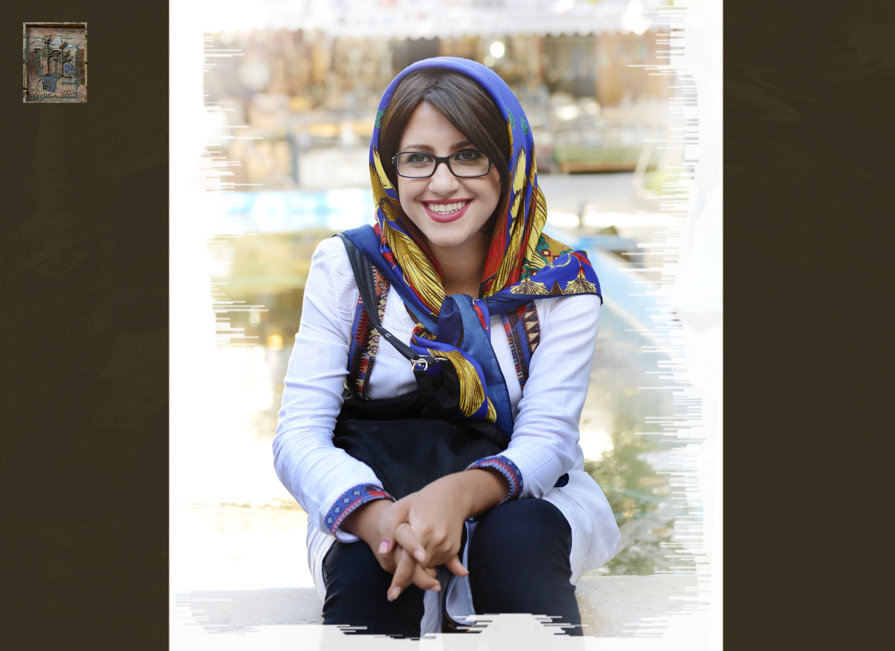 玫瑰花香般的伊朗女性