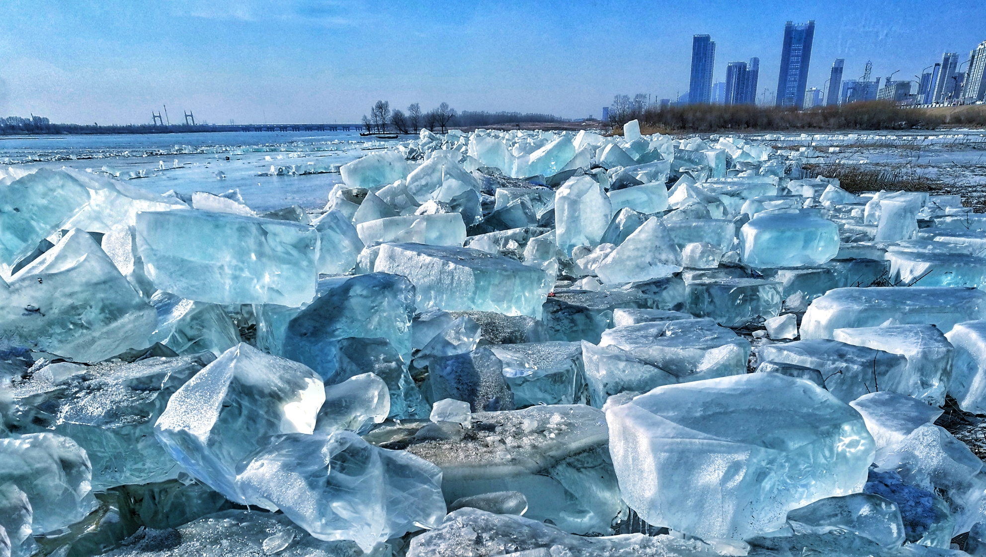 雪消门外期芳草冰融大江催春声