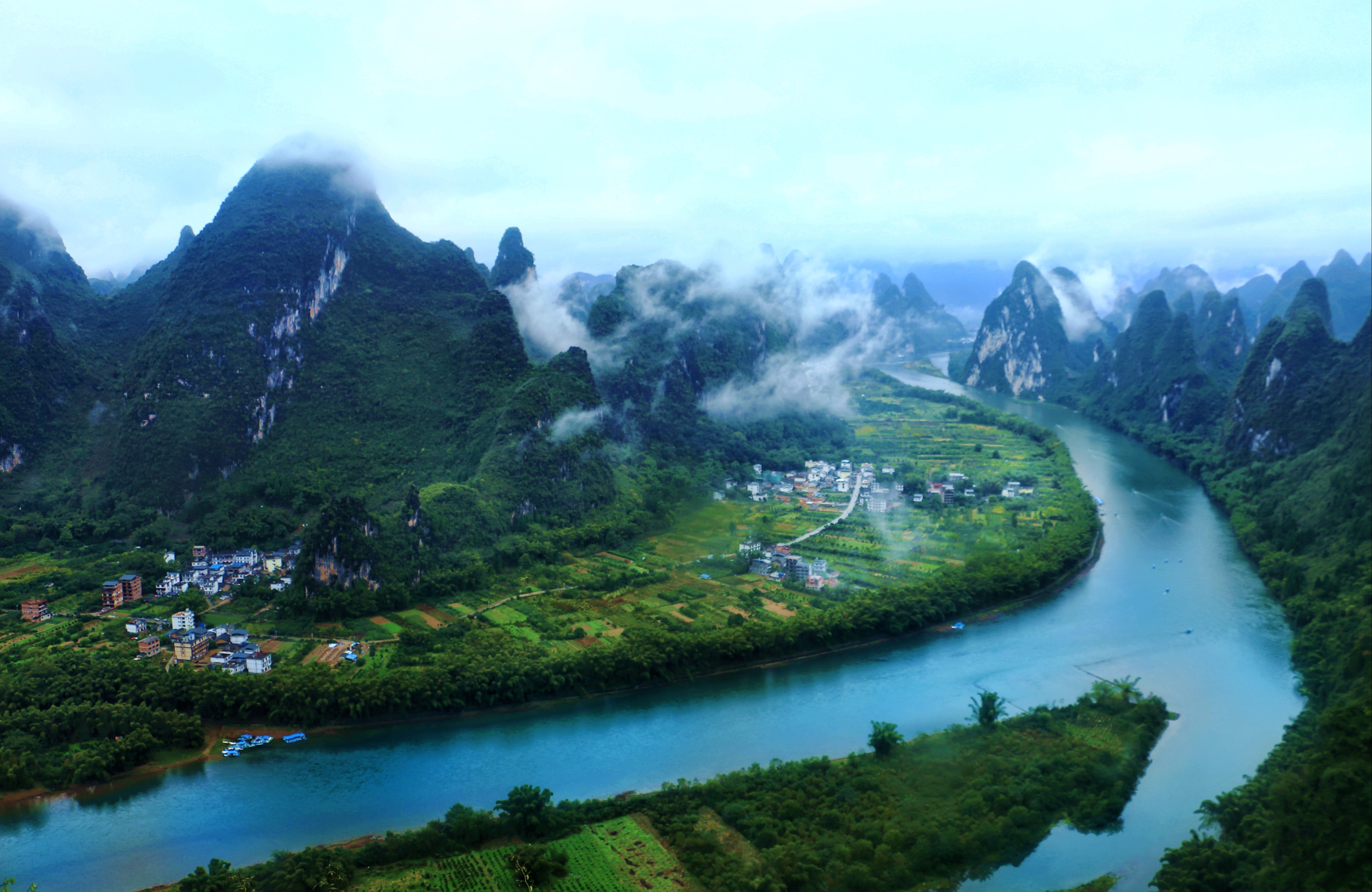 真实山水风景图片微信图片