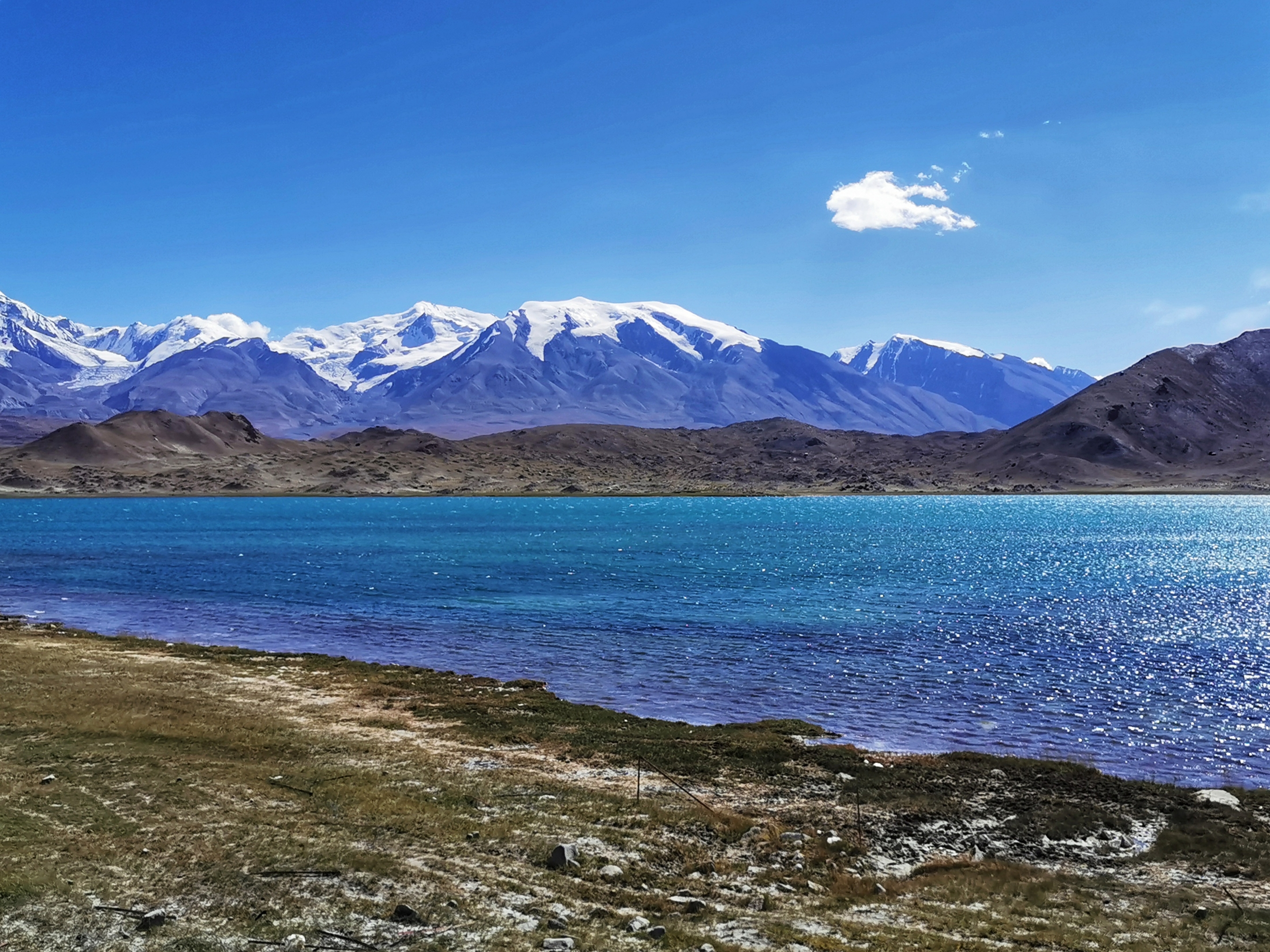 帕米尔高原的明珠61高山湖泊卡拉库里