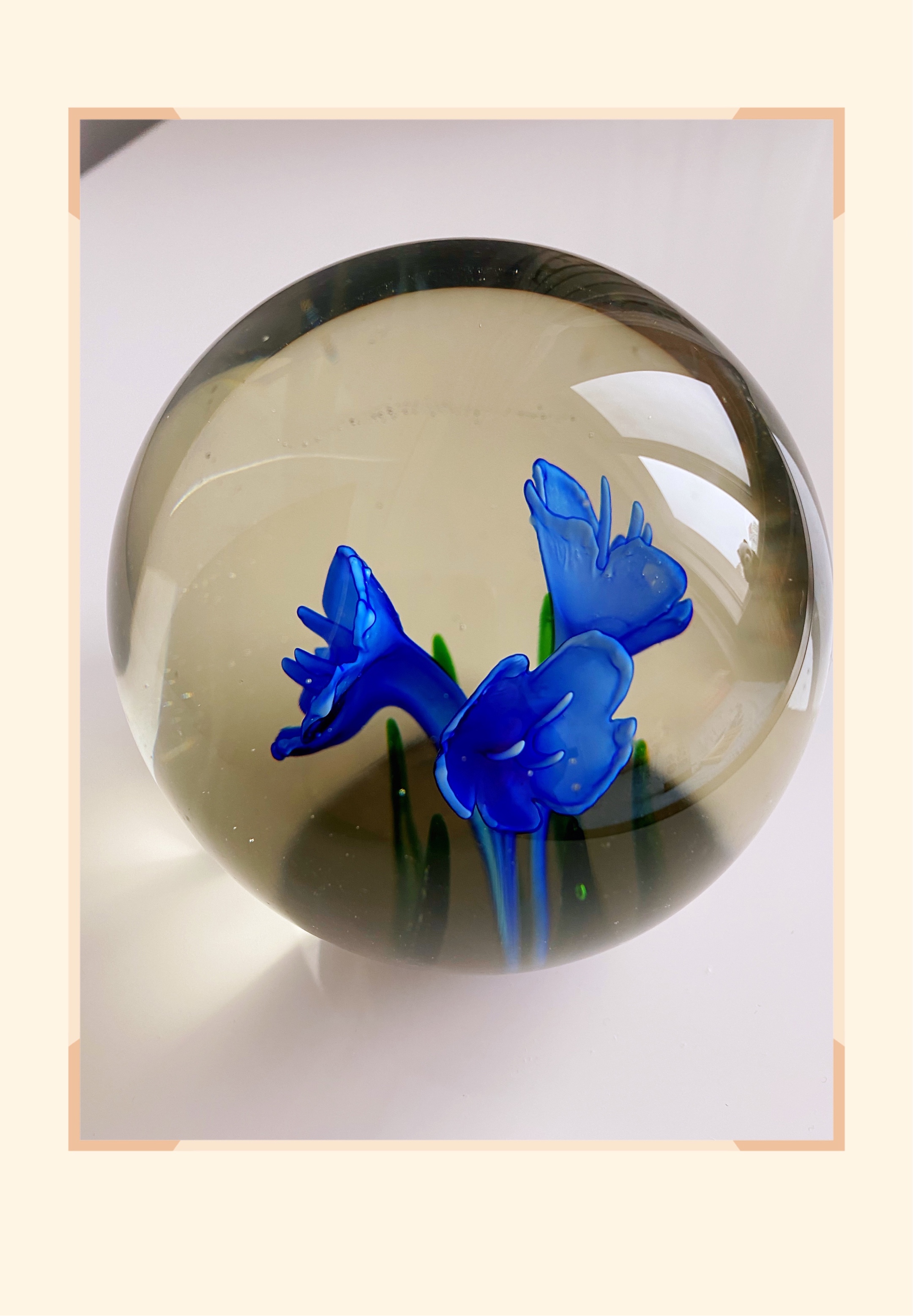 首发琉璃球摆件