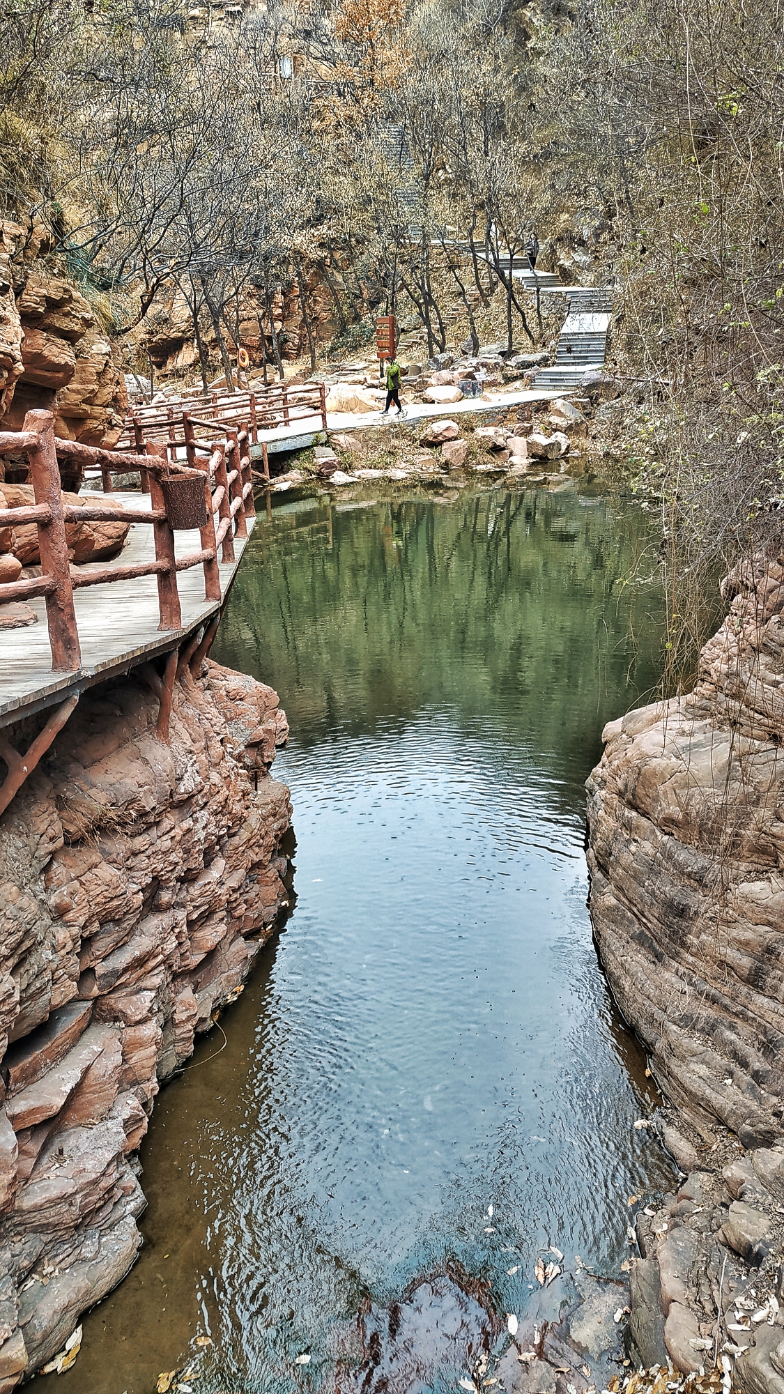伏羲山大峡谷的冬天