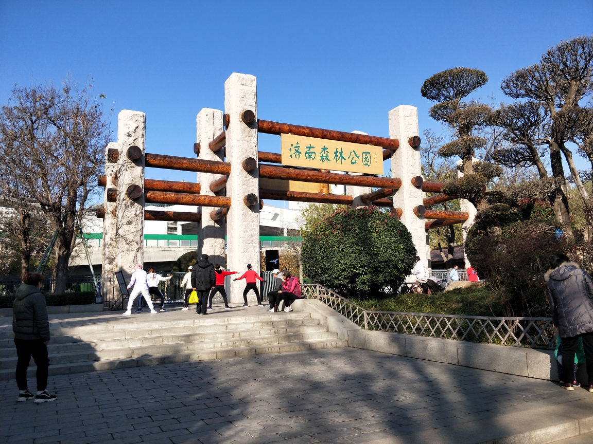 2019年冬日裡的濟南森林公園