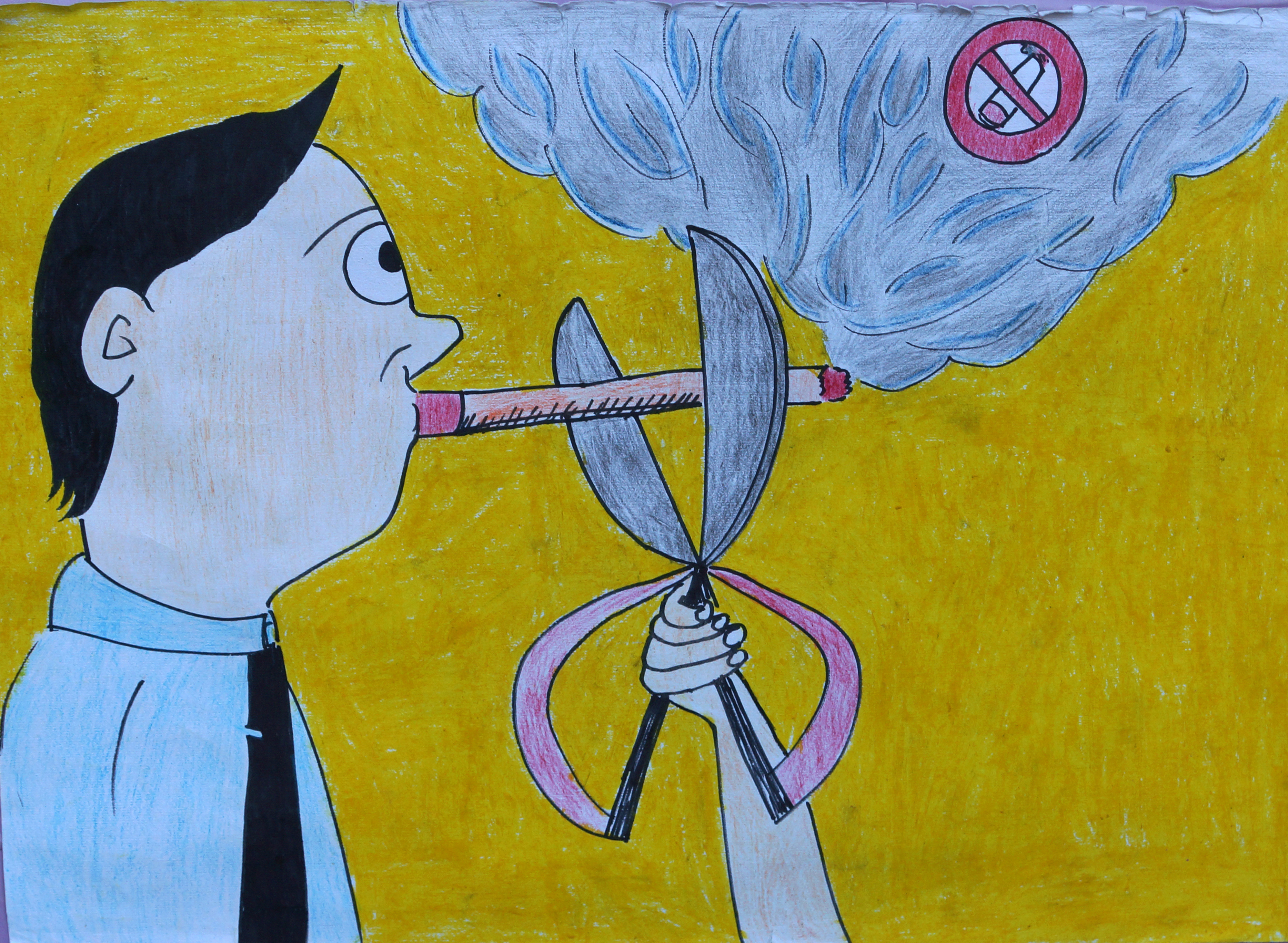 画一幅关于禁毒的漫画图片