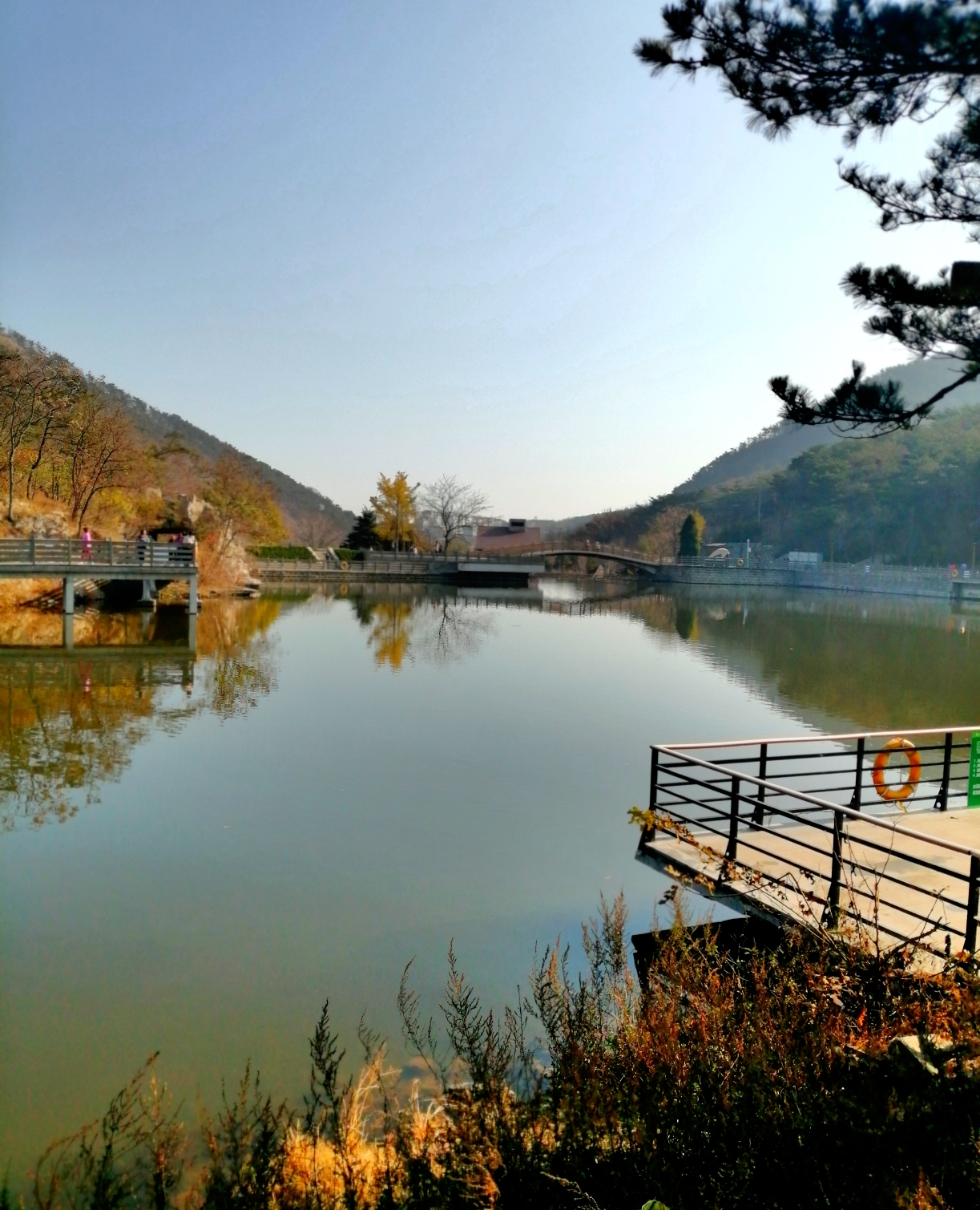 大连休闲公园一一白云雁水