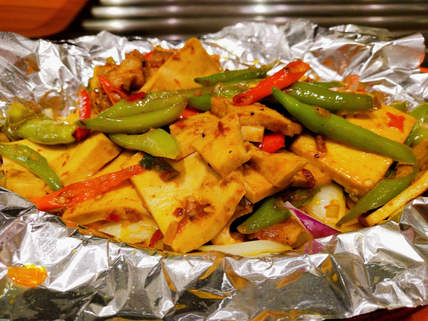 铁板千叶豆腐 制作人:庞辉辉