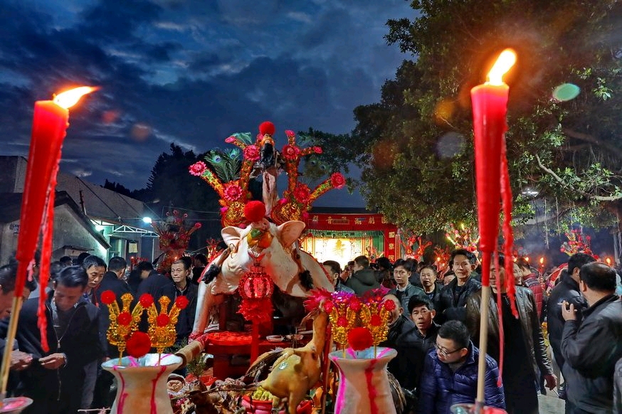 潮汕民俗——成人礼 赛大猪