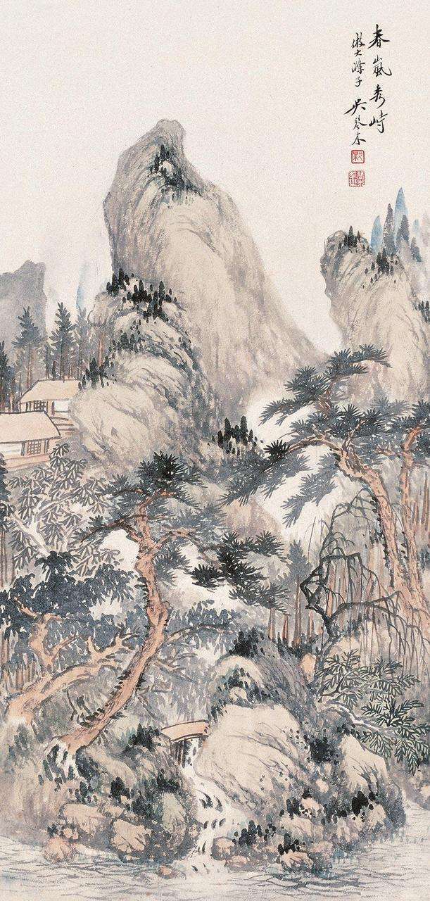 看看这位山水画大师的画作才叫赏心悦目