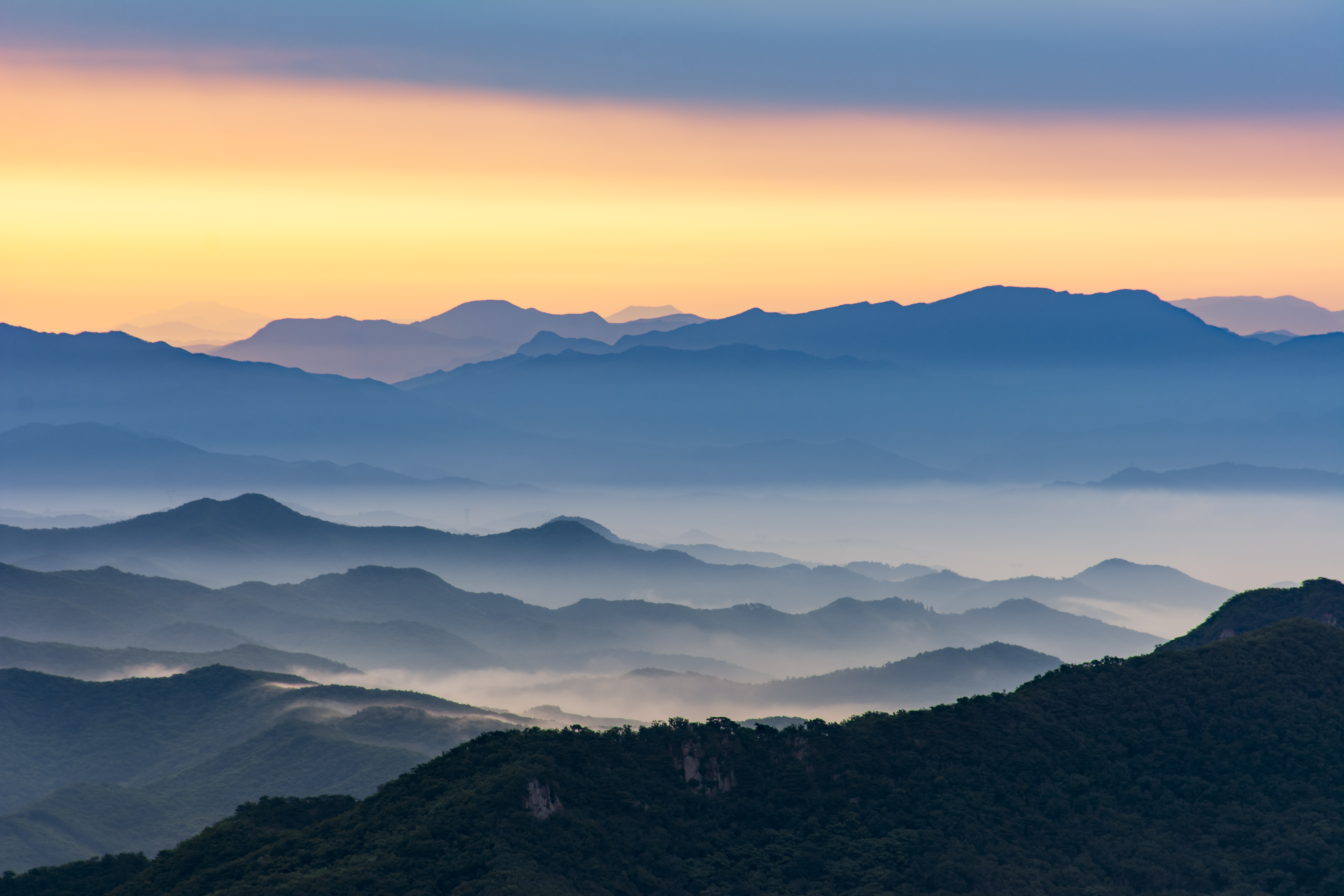 2020年6月27日千山日出美如仙境