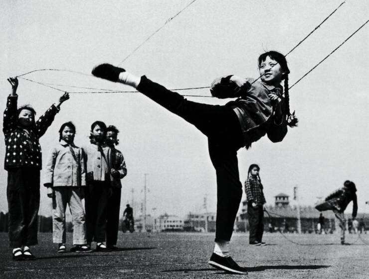 原创首发童年趣事跳皮筋