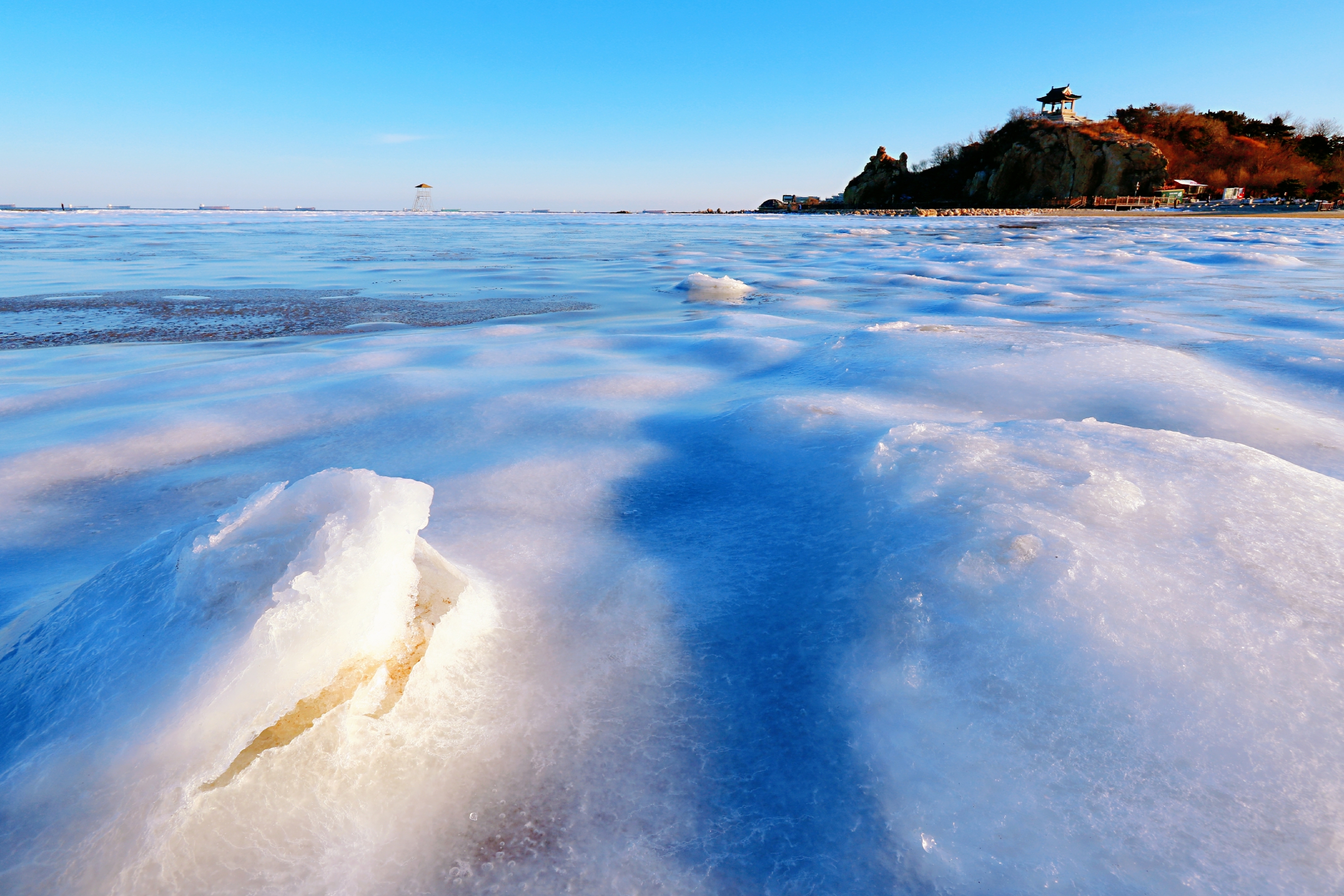 海滩冰凌(北戴河)