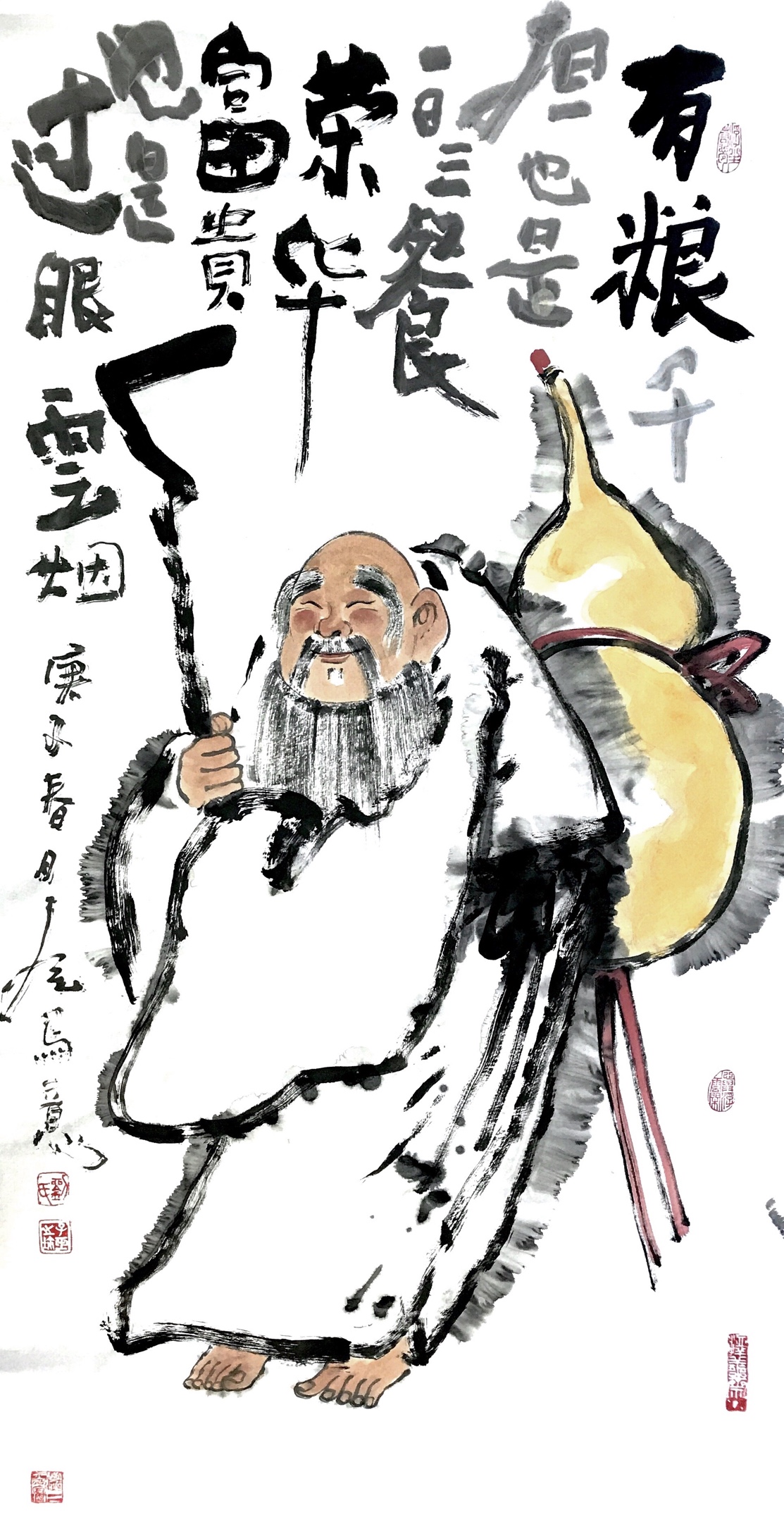 画家刘子玉禅意画作品定制