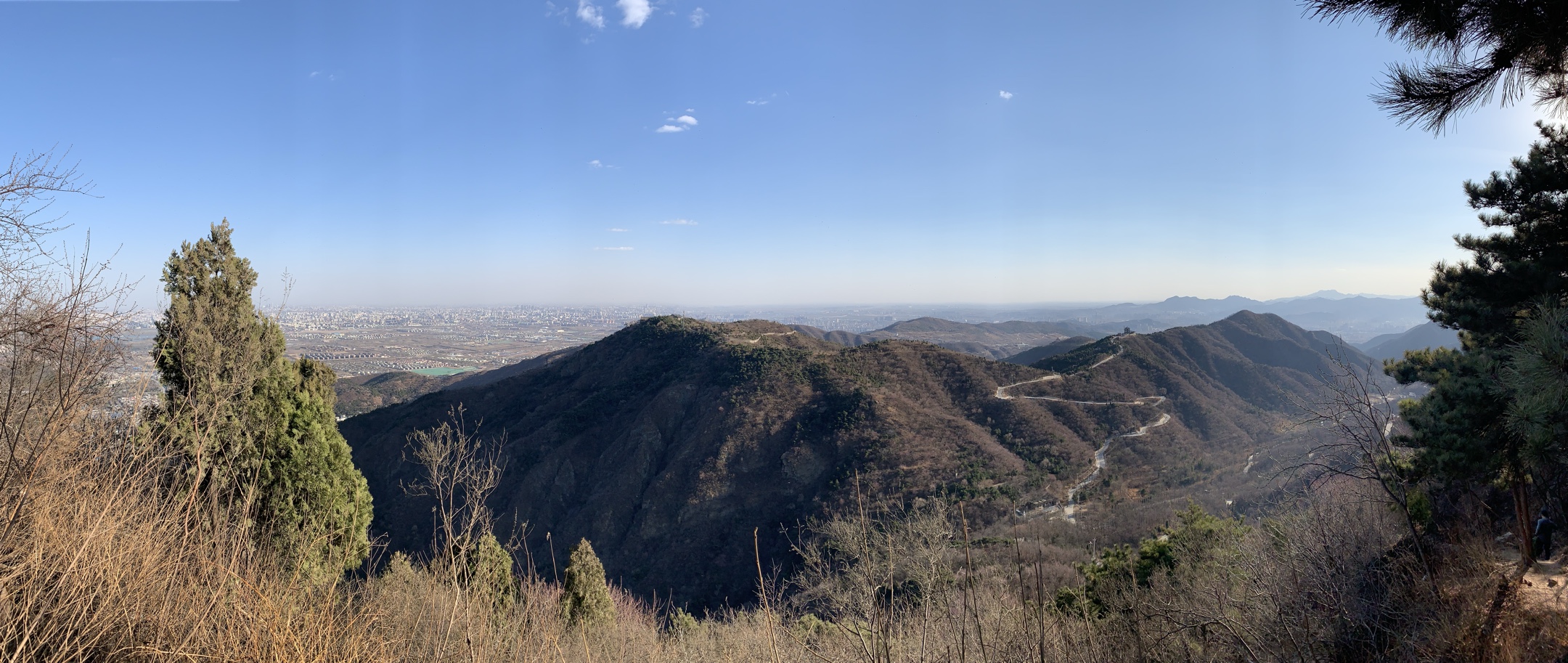 春暖花开挑战香山好汉坡