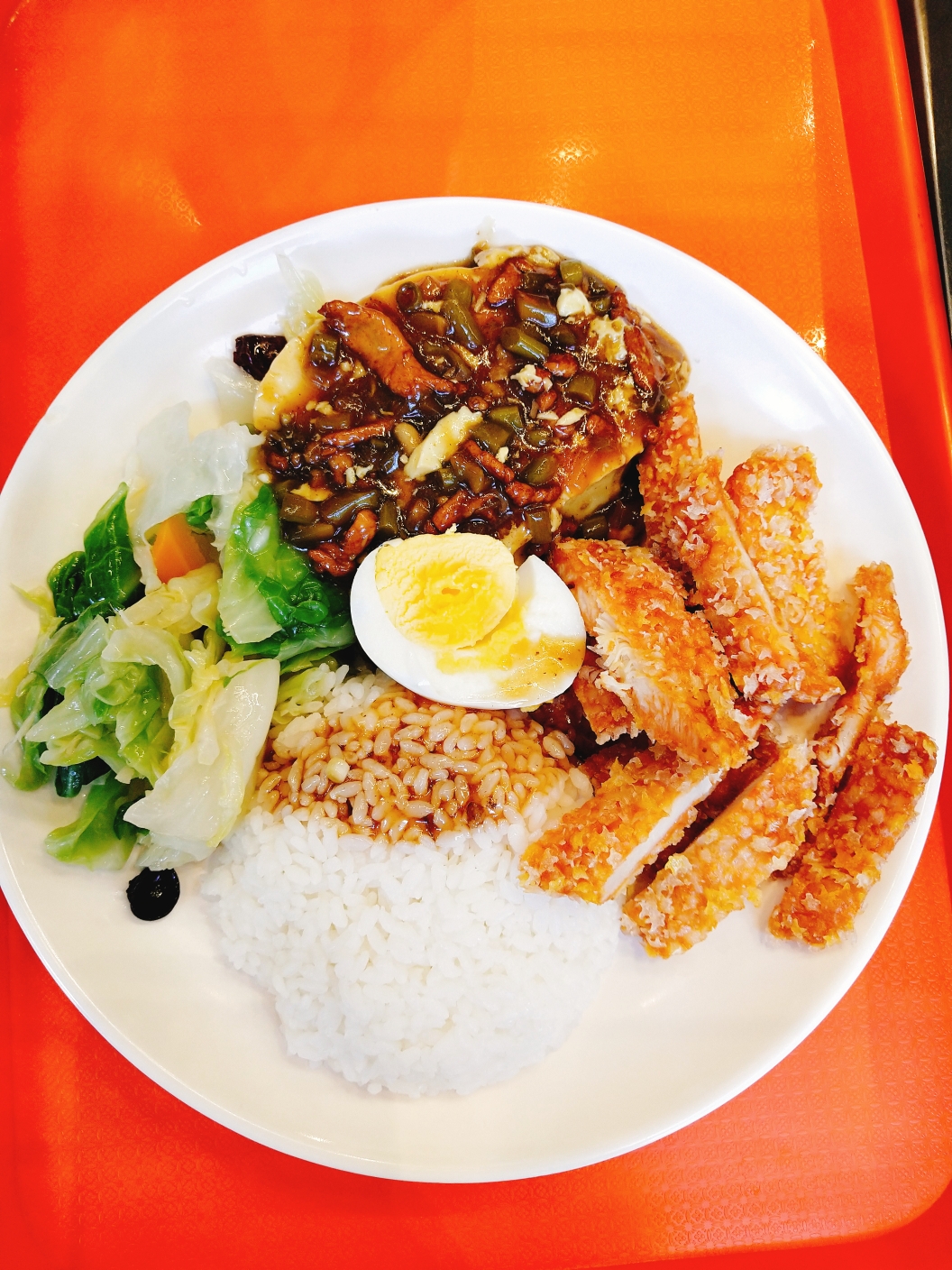 烤鸡排盖饭 制作人:庞辉辉