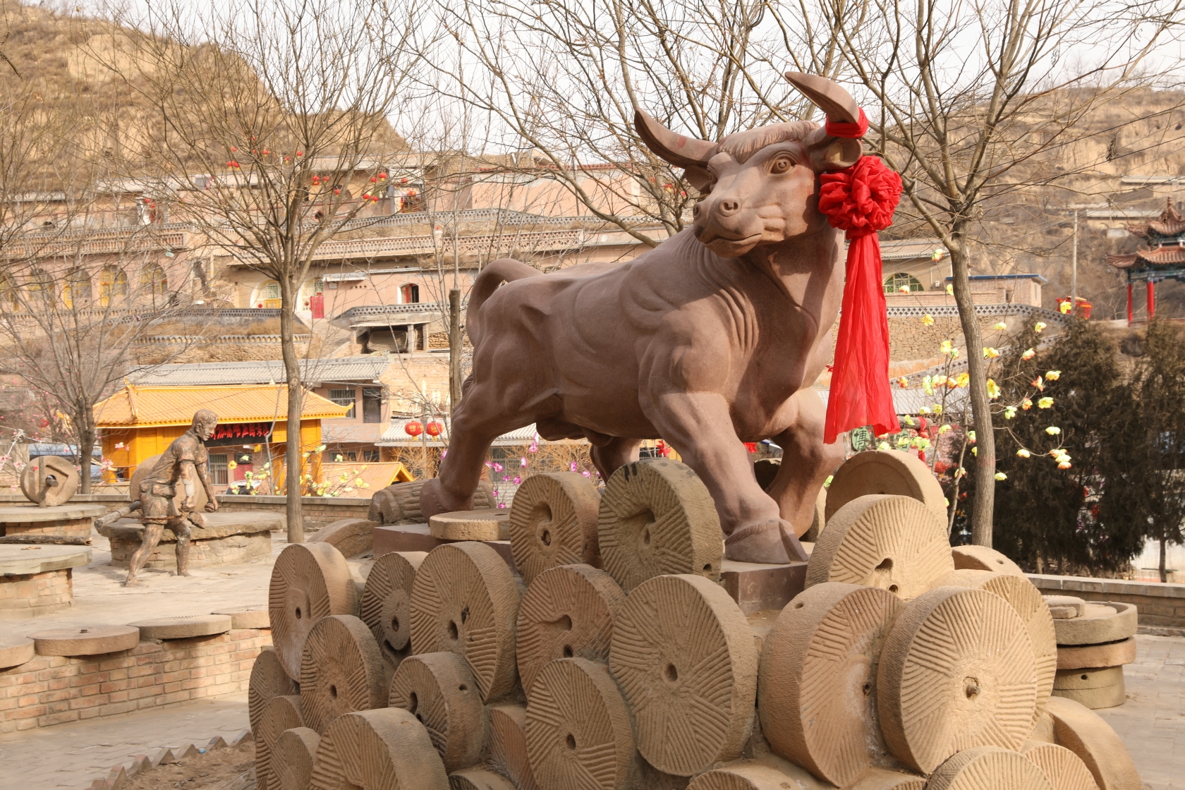 陕北榆林过大年,佳县赤牛坬闹红天!