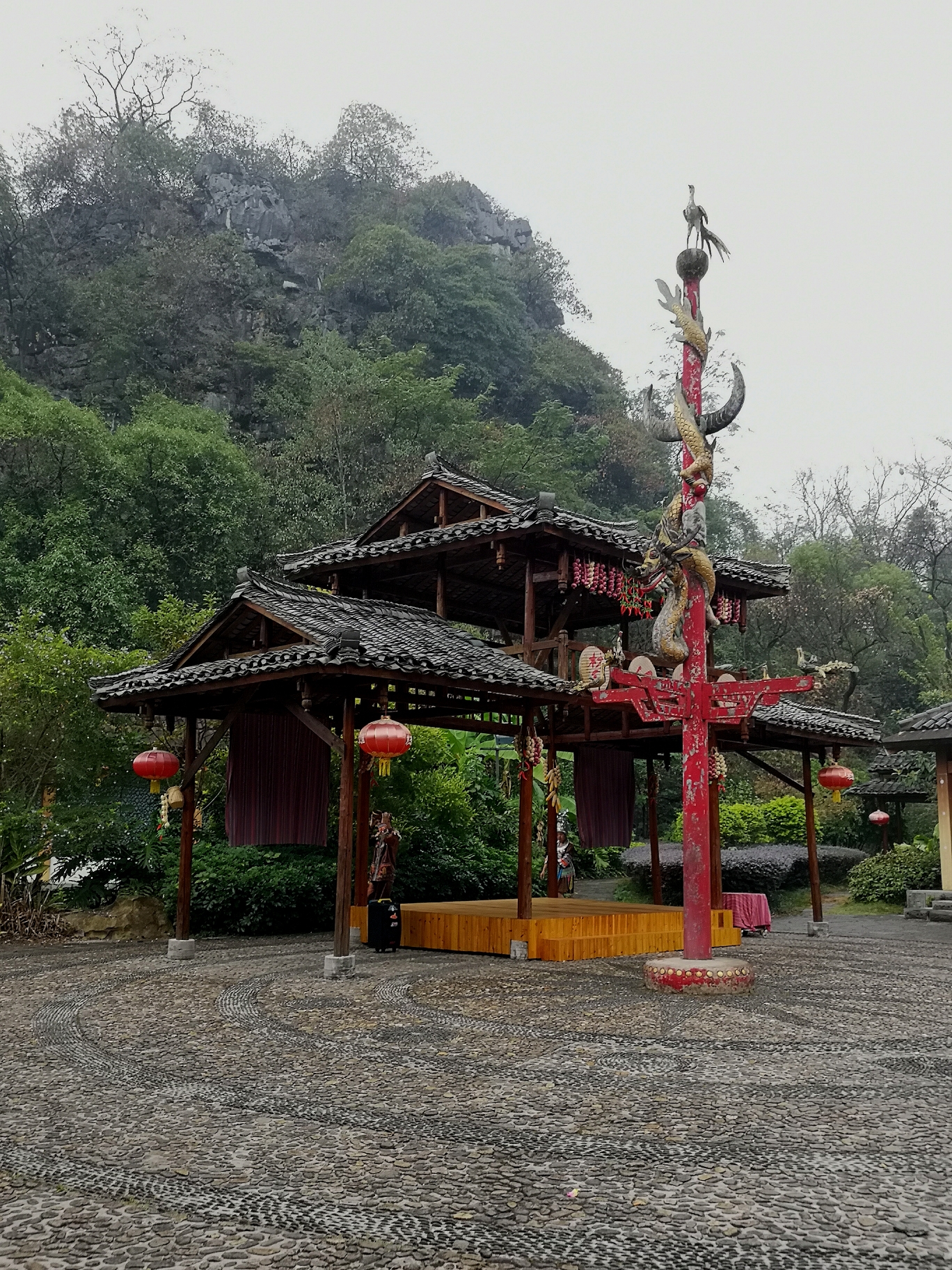 雨中桂林刘三姐大观园