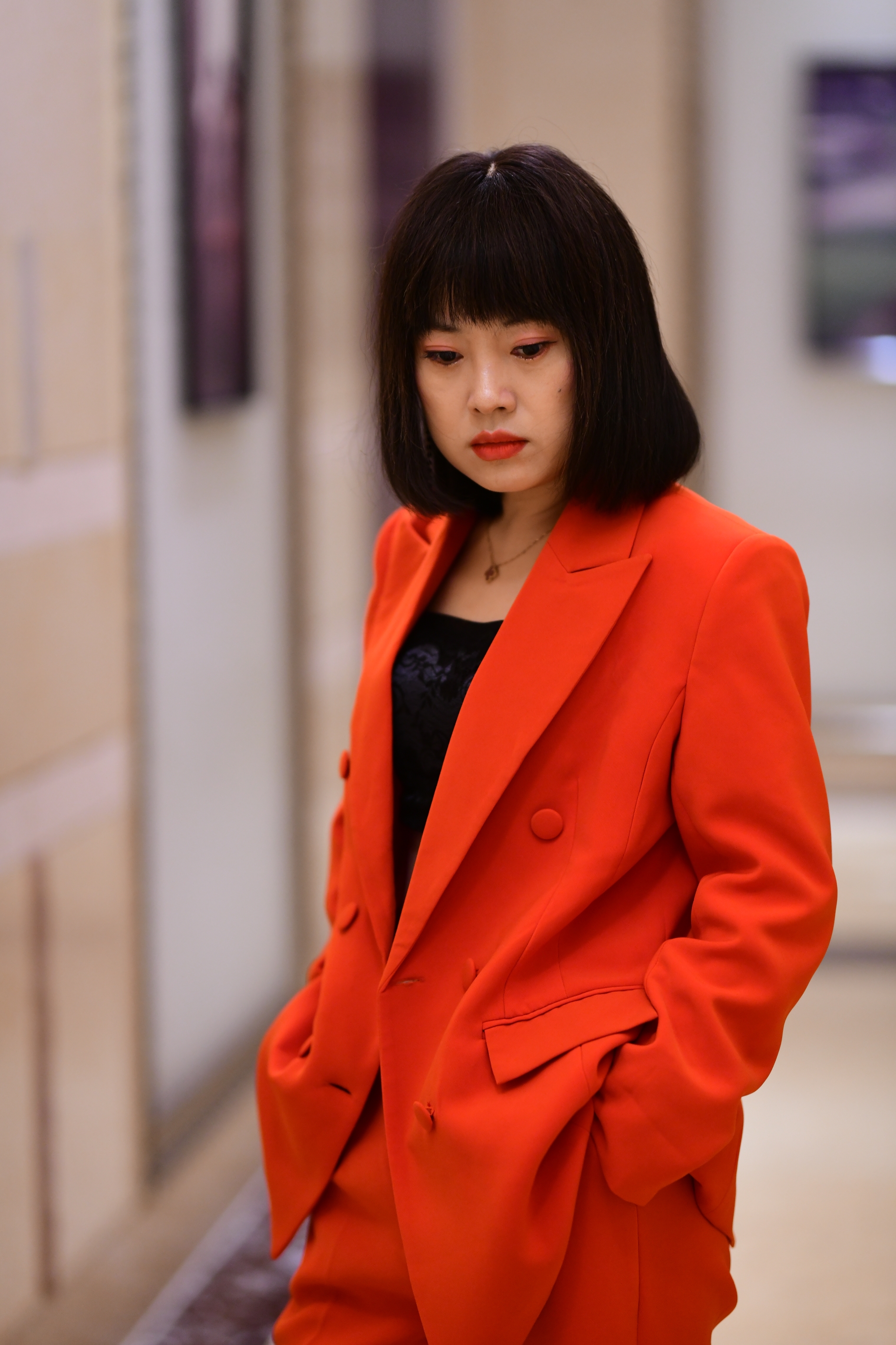 职业装人像摄影女人如花儿