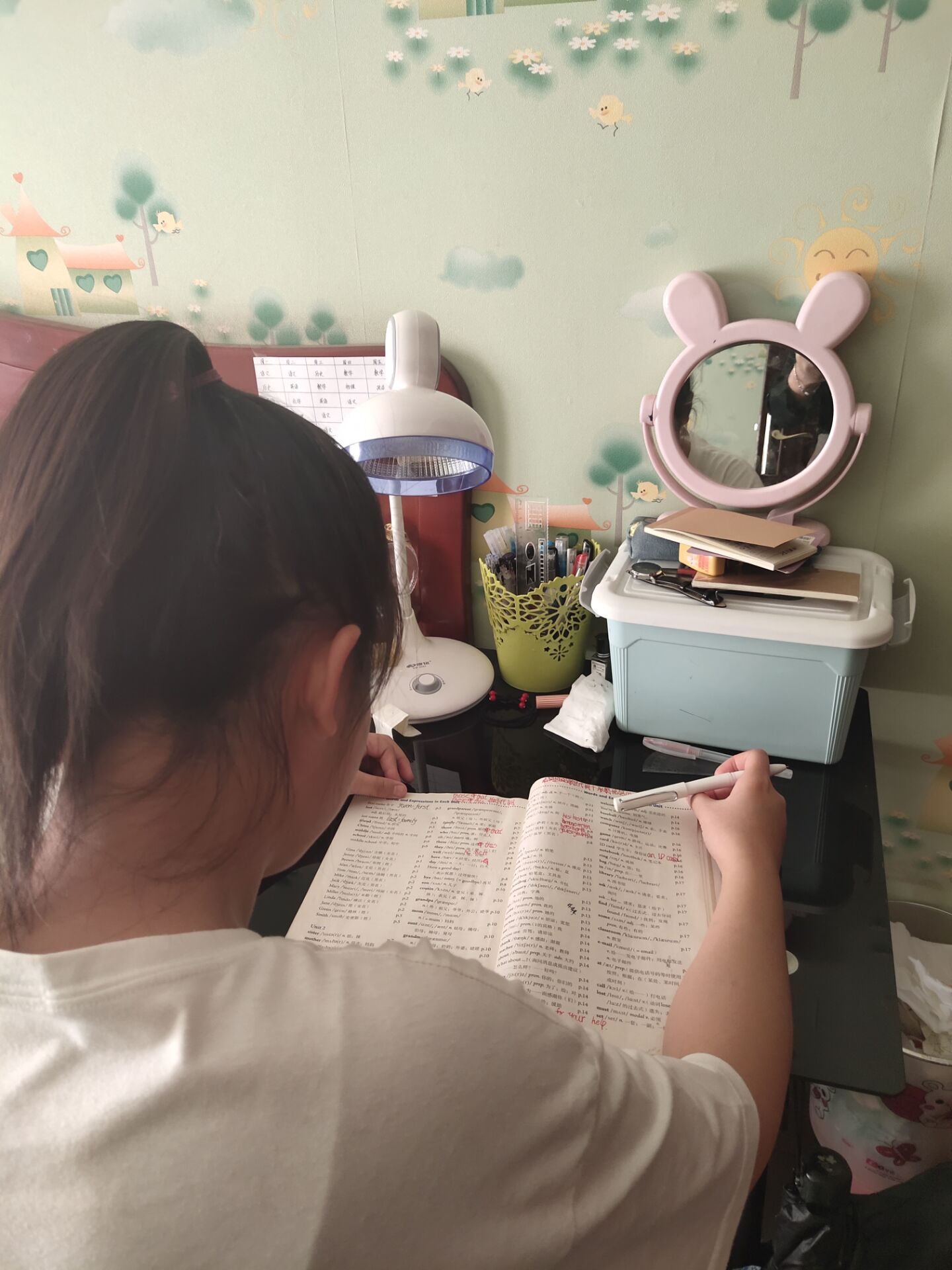 武汉加油 相信明天会更好——库车县实验中学九年级十八班