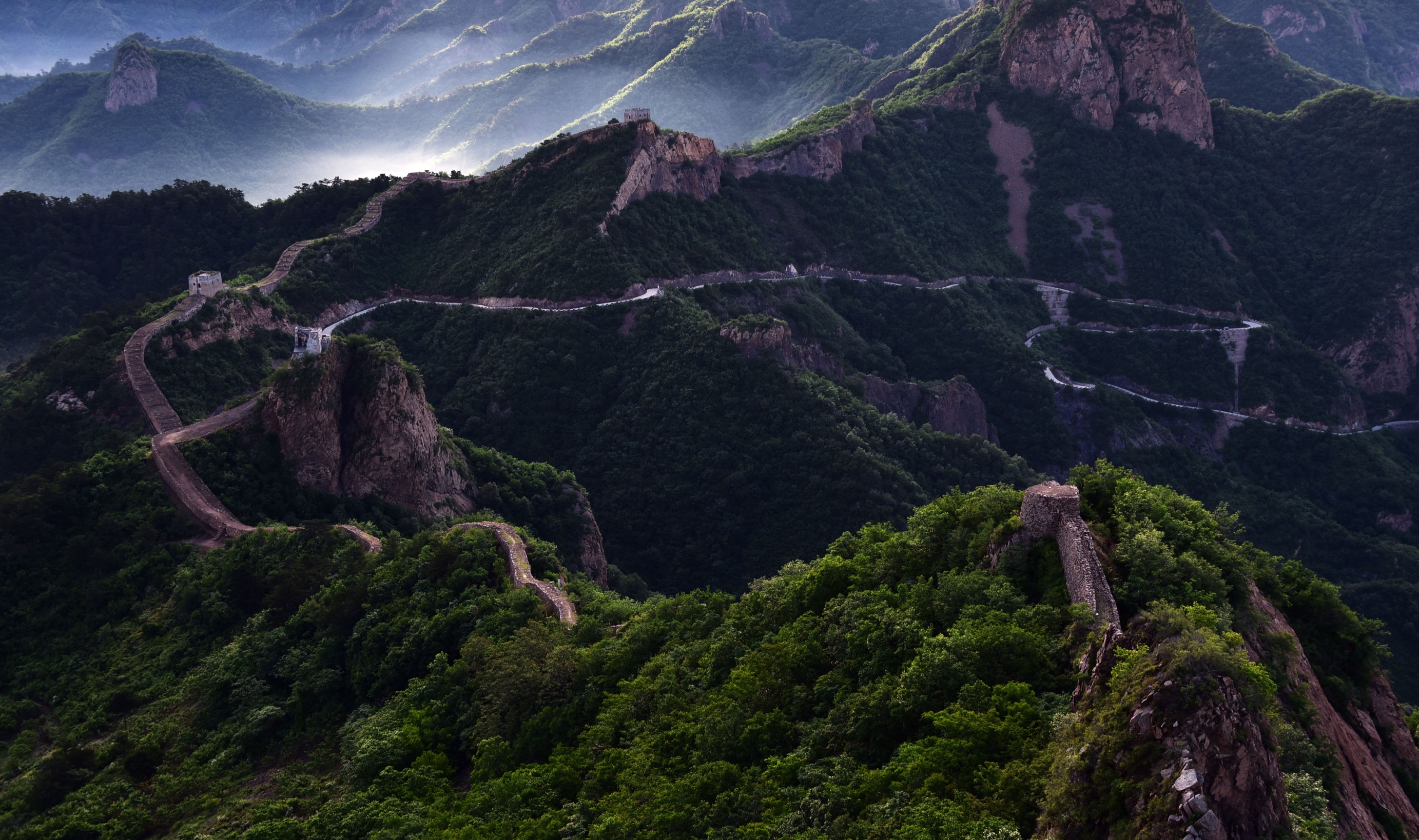 再拍锥子山长城