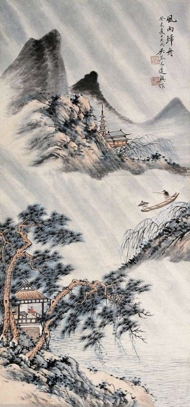 看看这位山水画大师的画作才叫赏心悦目