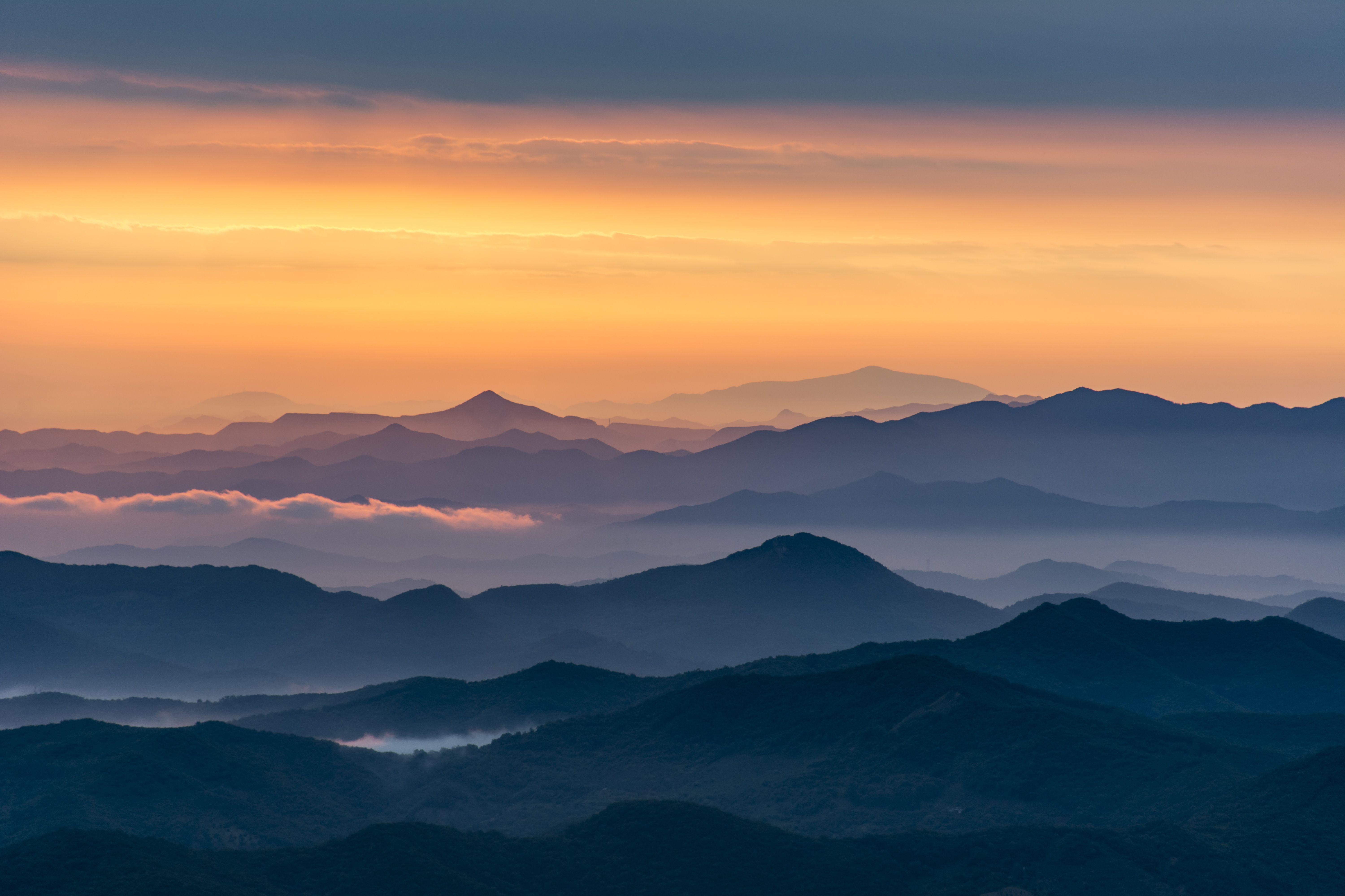 2020年6月27日千山日出美如仙境