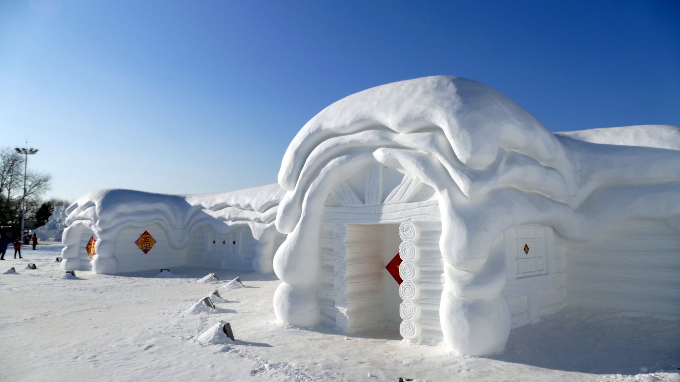 哈尔滨太阳岛公园雪雕