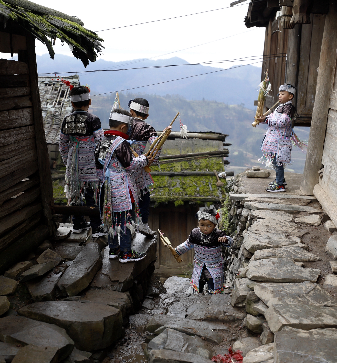 大歹苗寨芦笙节 2019.1.视觉摄拍摄