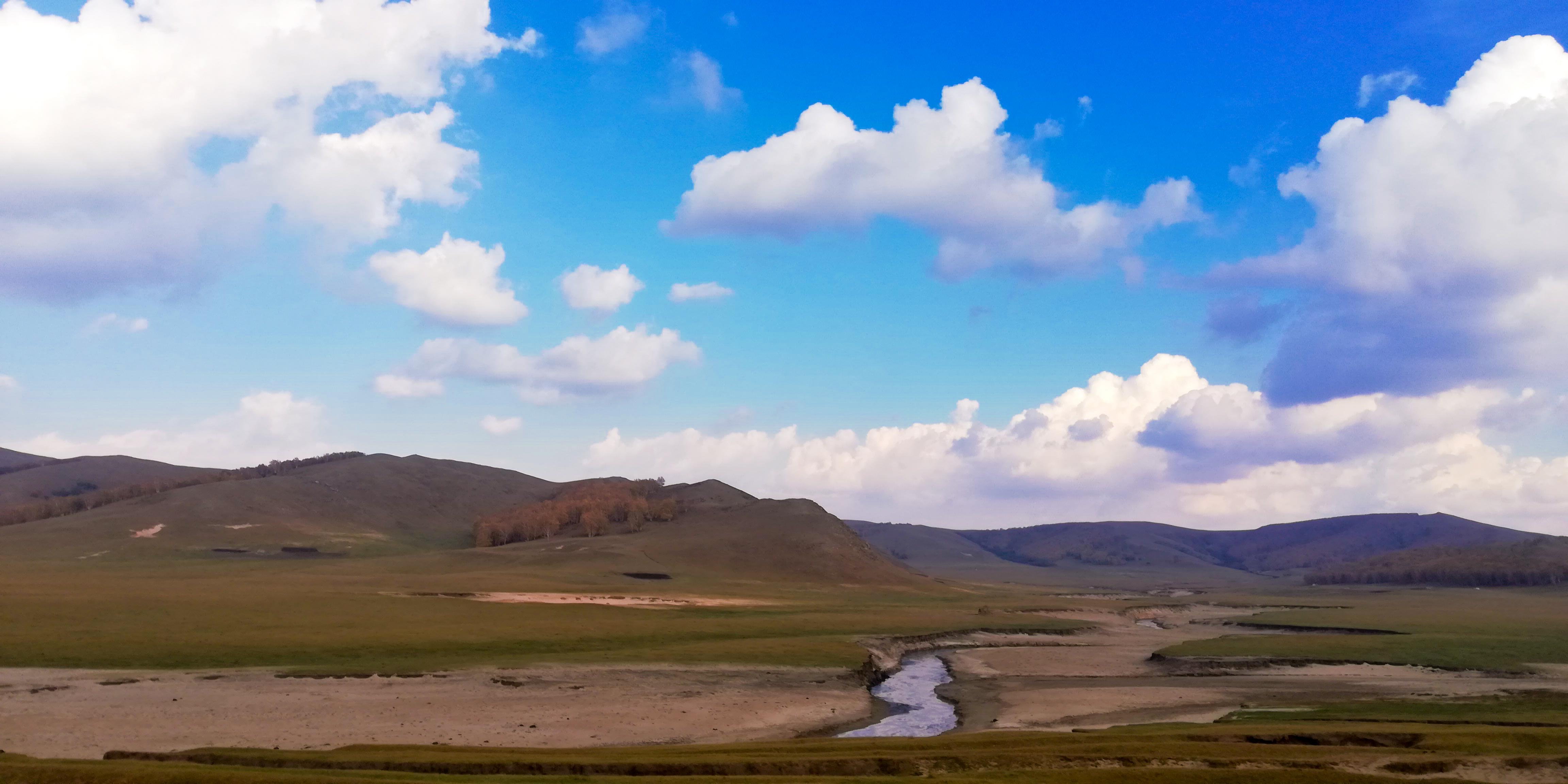 大草原,蓝天白云我的家