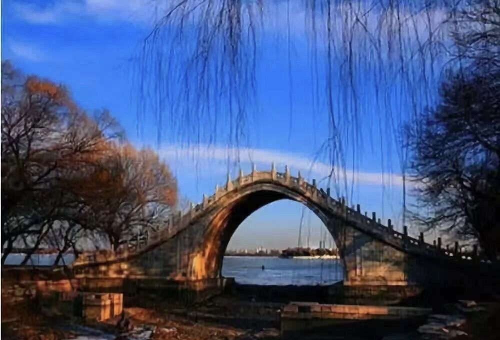西安古灞桥图片