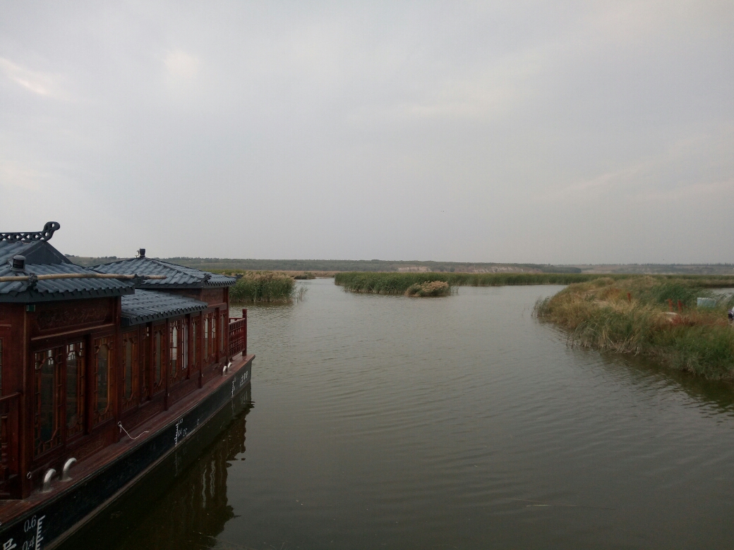 去大同桑乾河溼地公園觀秋景