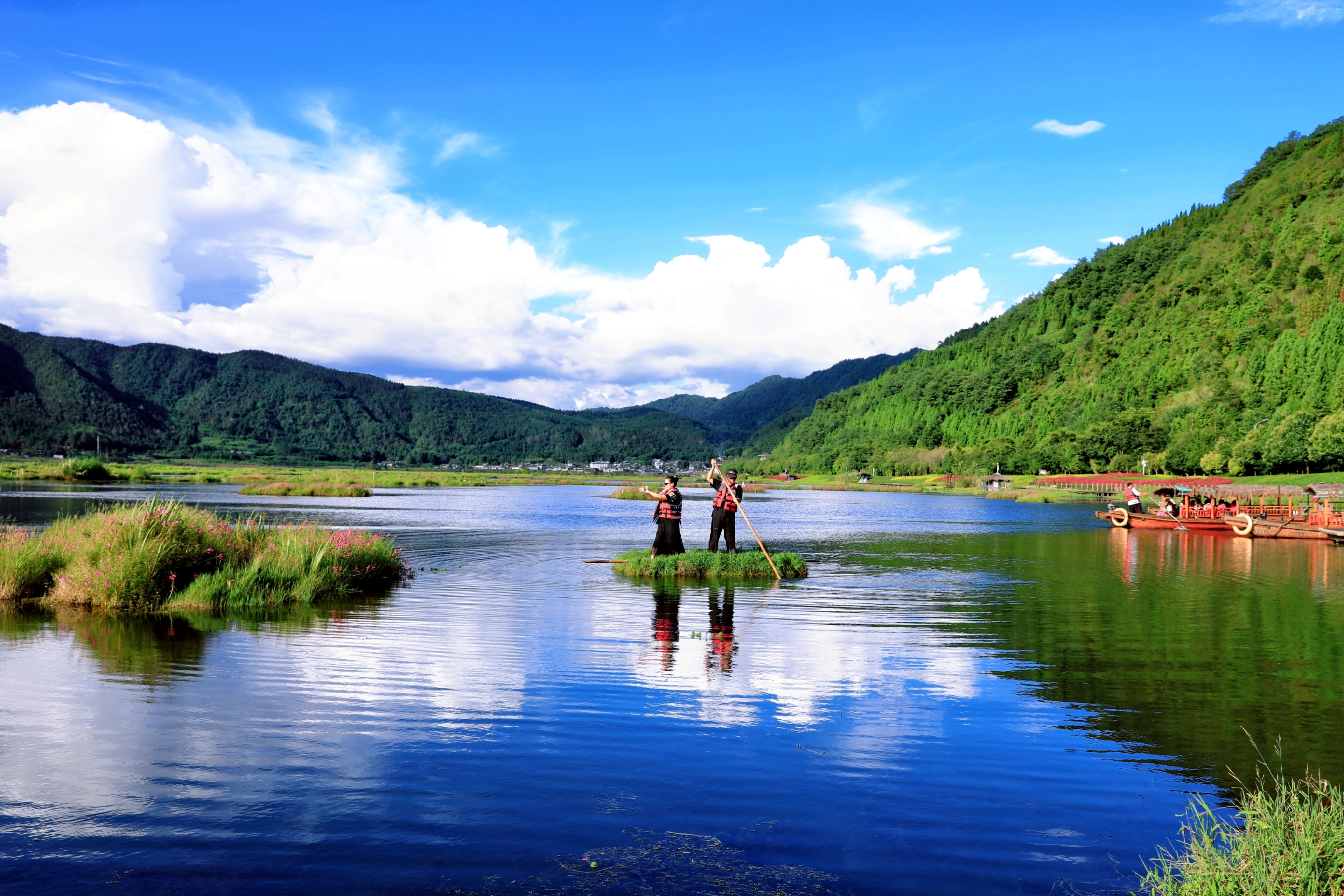 云南腾冲湿地风光