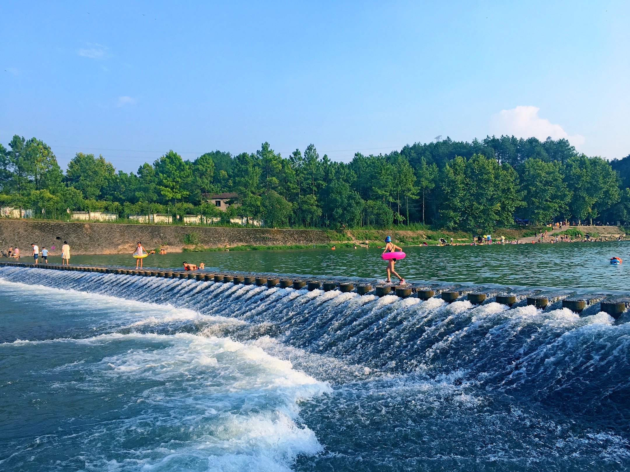 《爽·嬉水于白沙溪》手机随记