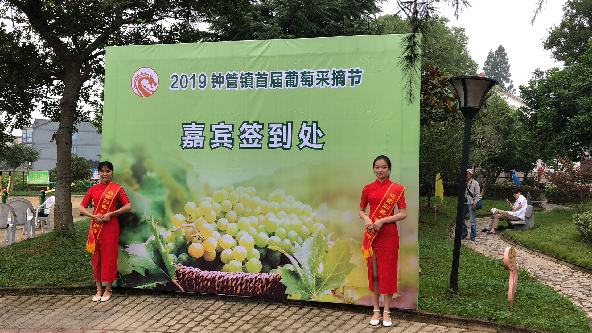 祝:钟管首届葡萄采摘节隆重开幕!