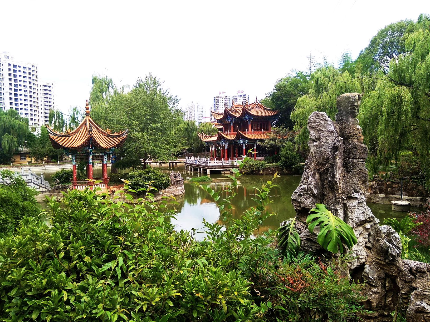 楚雄峨碌公园,龙川江风光(原创)