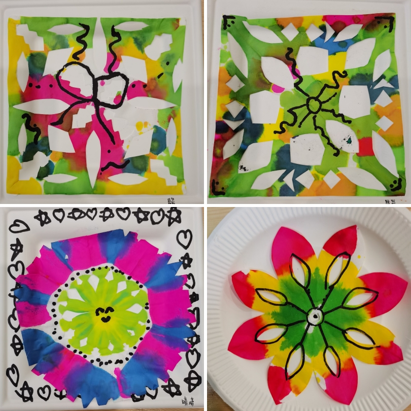 染色剪纸