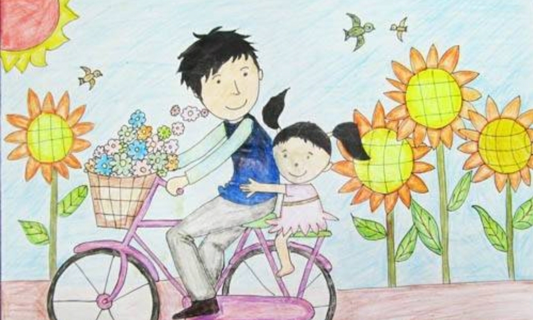 父亲,我想提笔给你画画