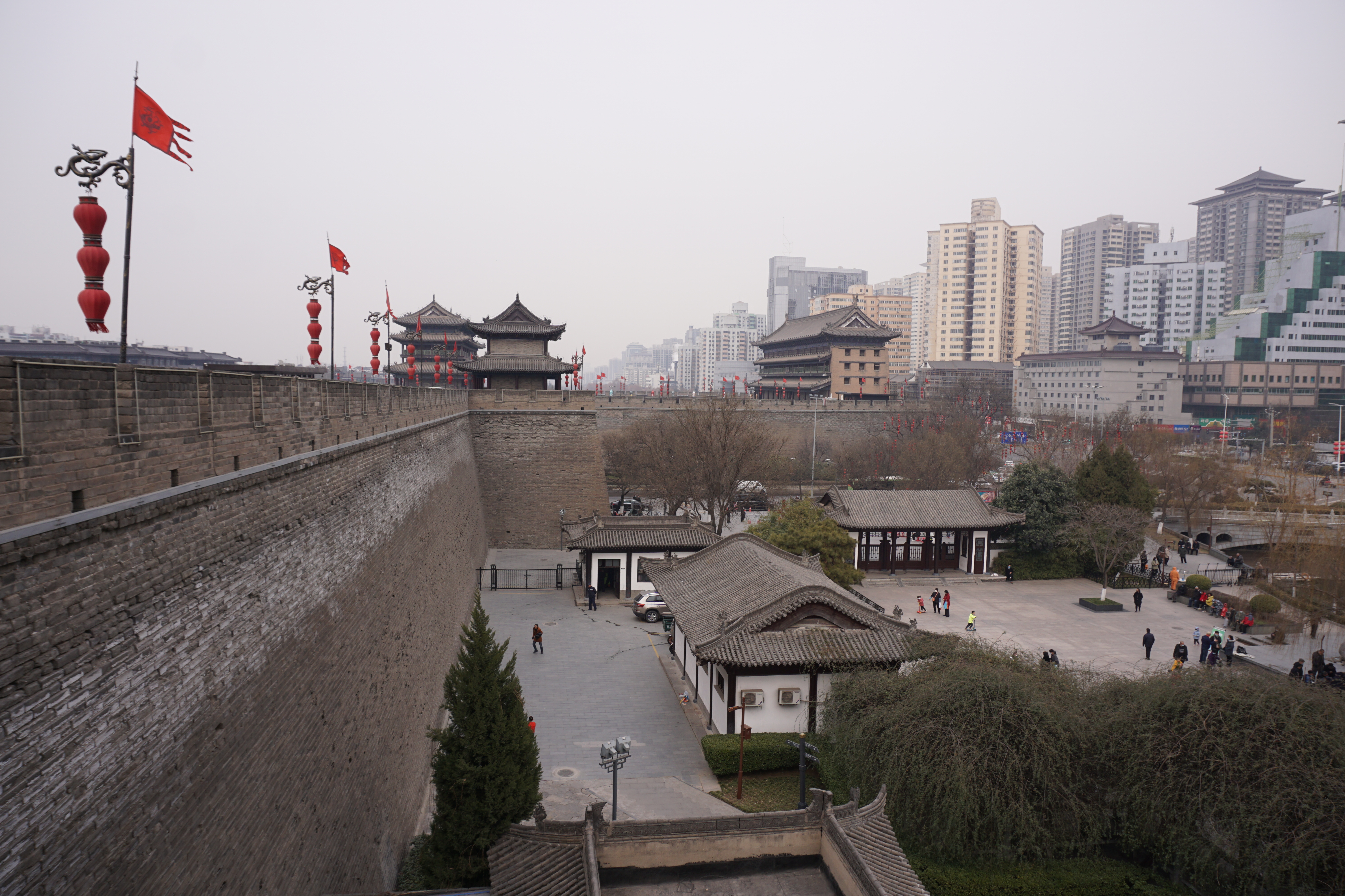 首发西安城墙五长乐门