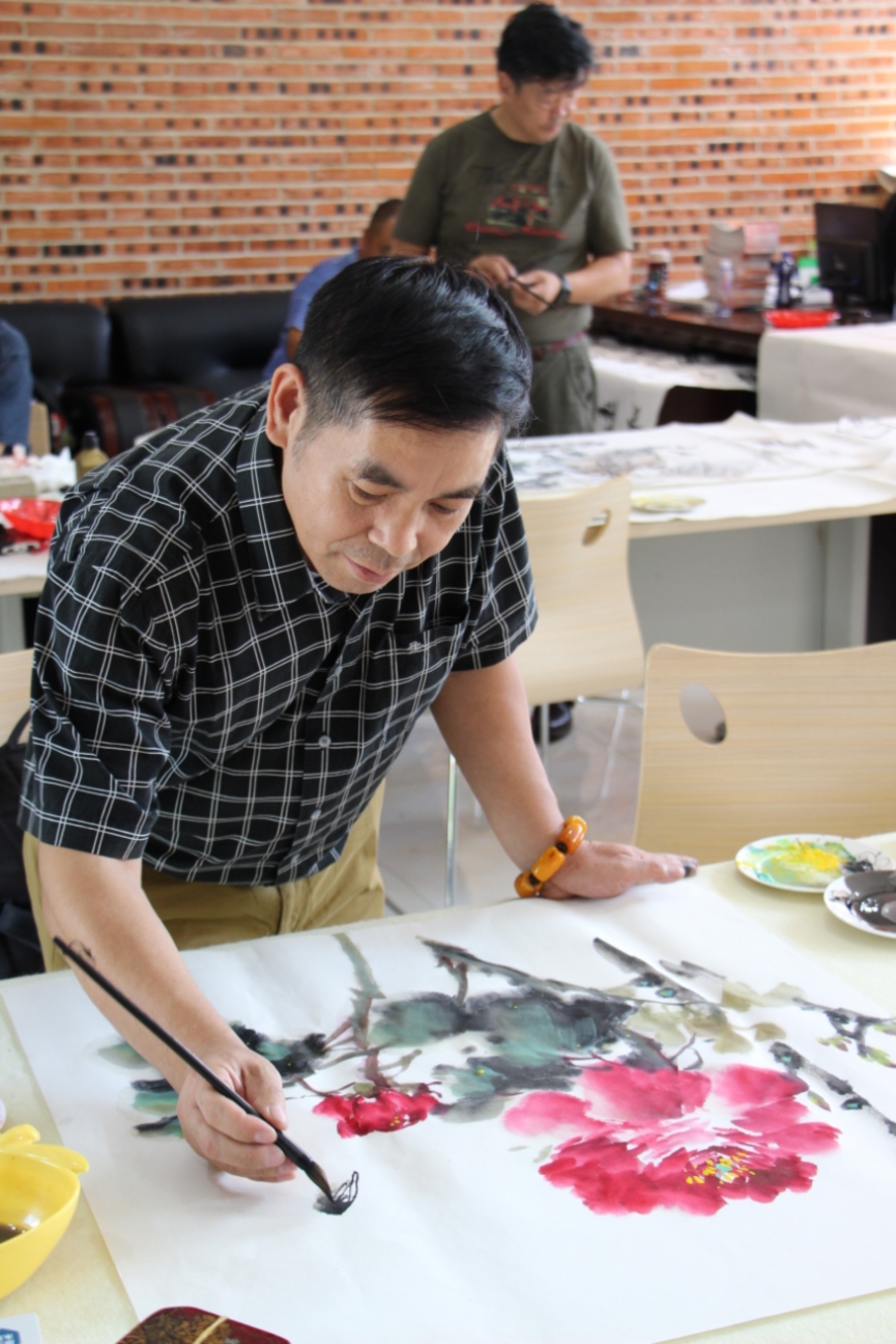 民进北京市委,民进平谷总支赴镇罗营镇开展书画艺术下乡活动