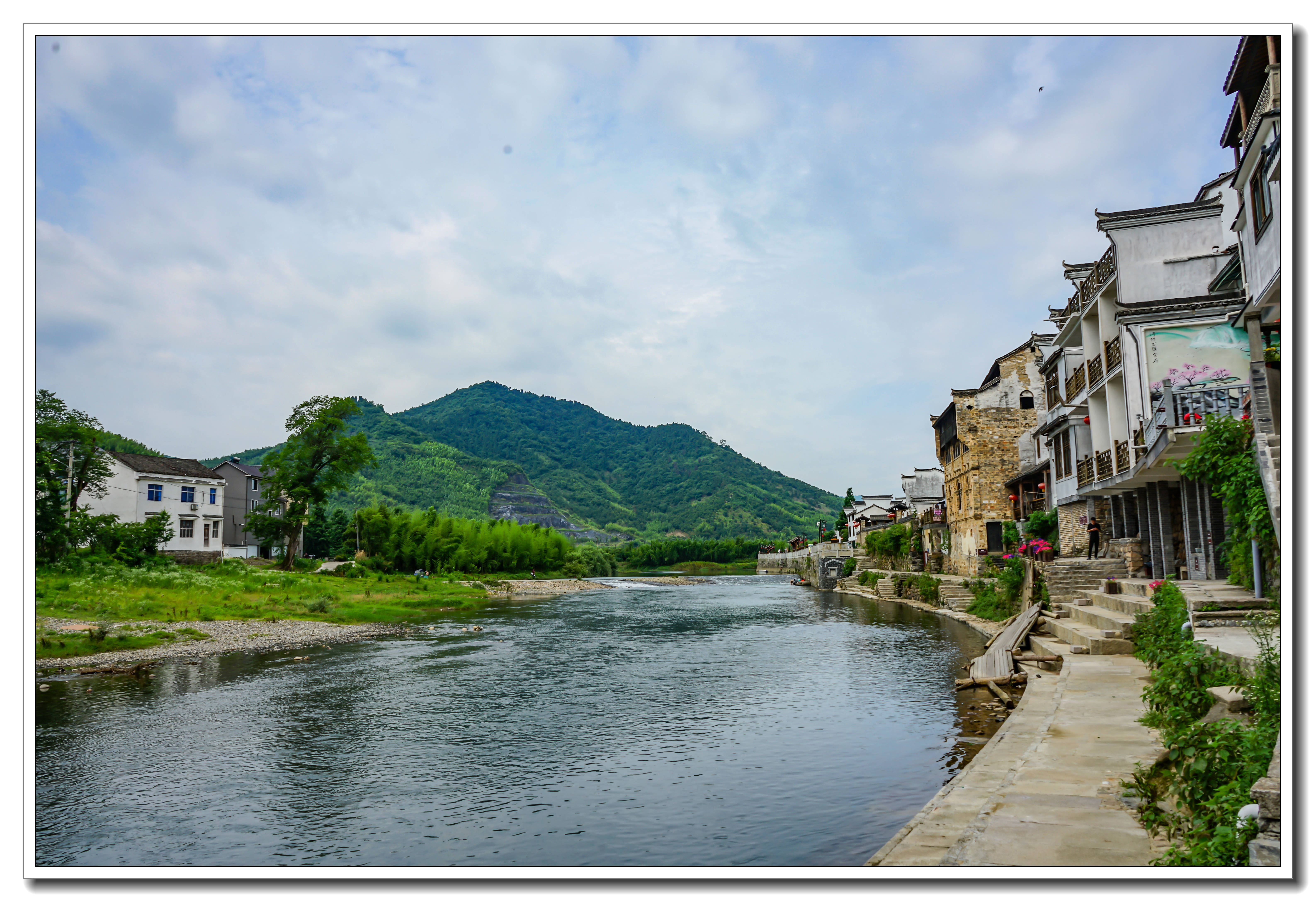 临安河桥古镇景区图片