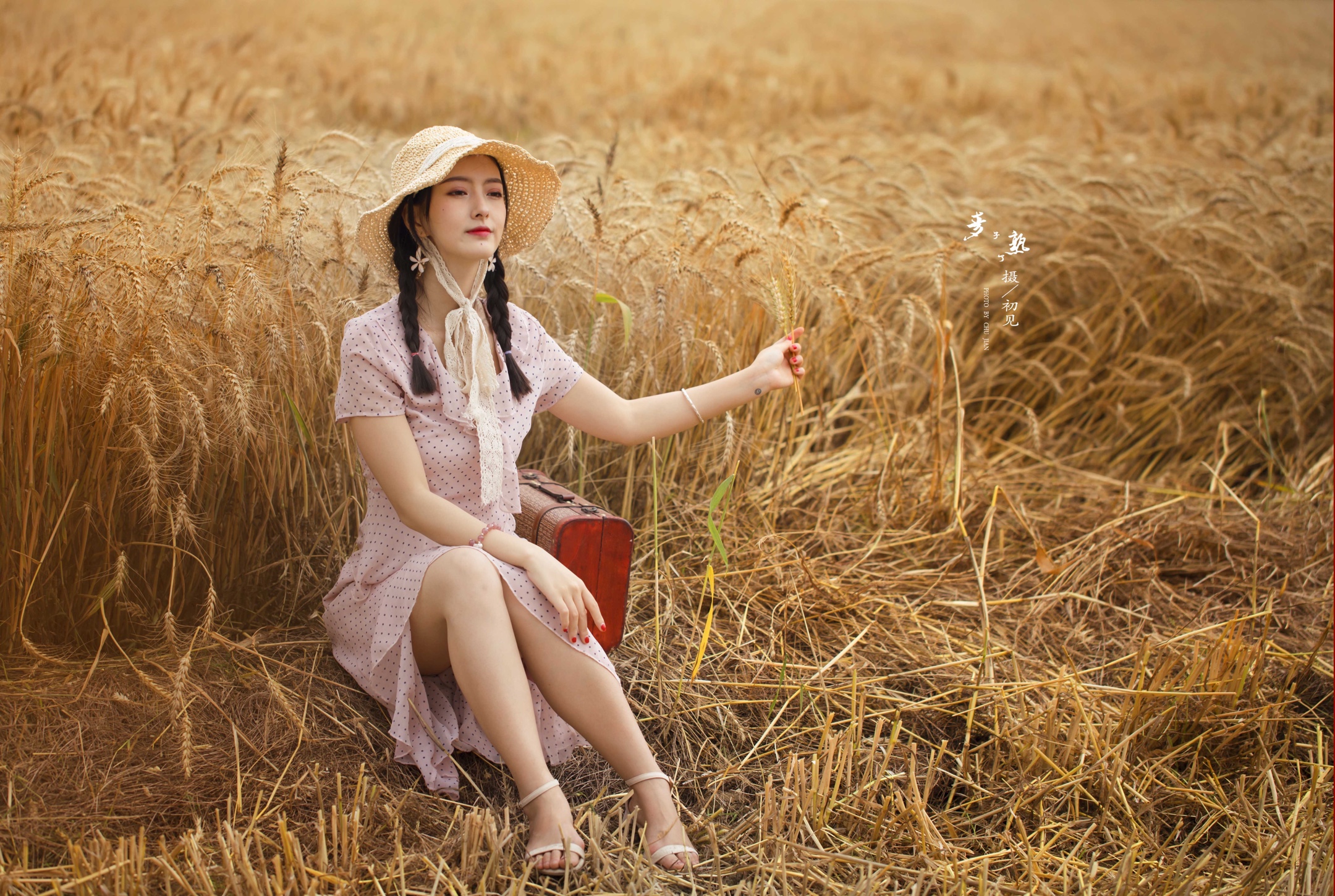 果然一到目的地,天空放晴,白云蓝天,微风轻拂,阳光照射着无边的