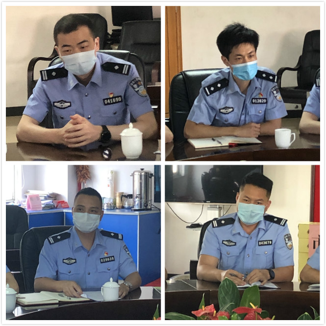 谢哲元副局长到经侦支队开展七一慰问活动