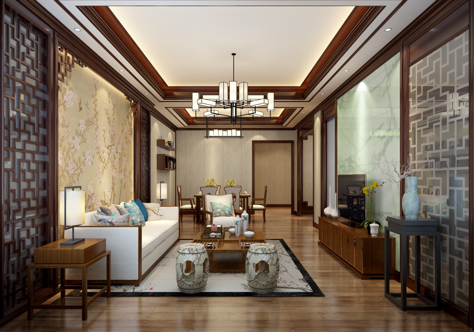 达芬奇集成墙板中式风格赏鉴