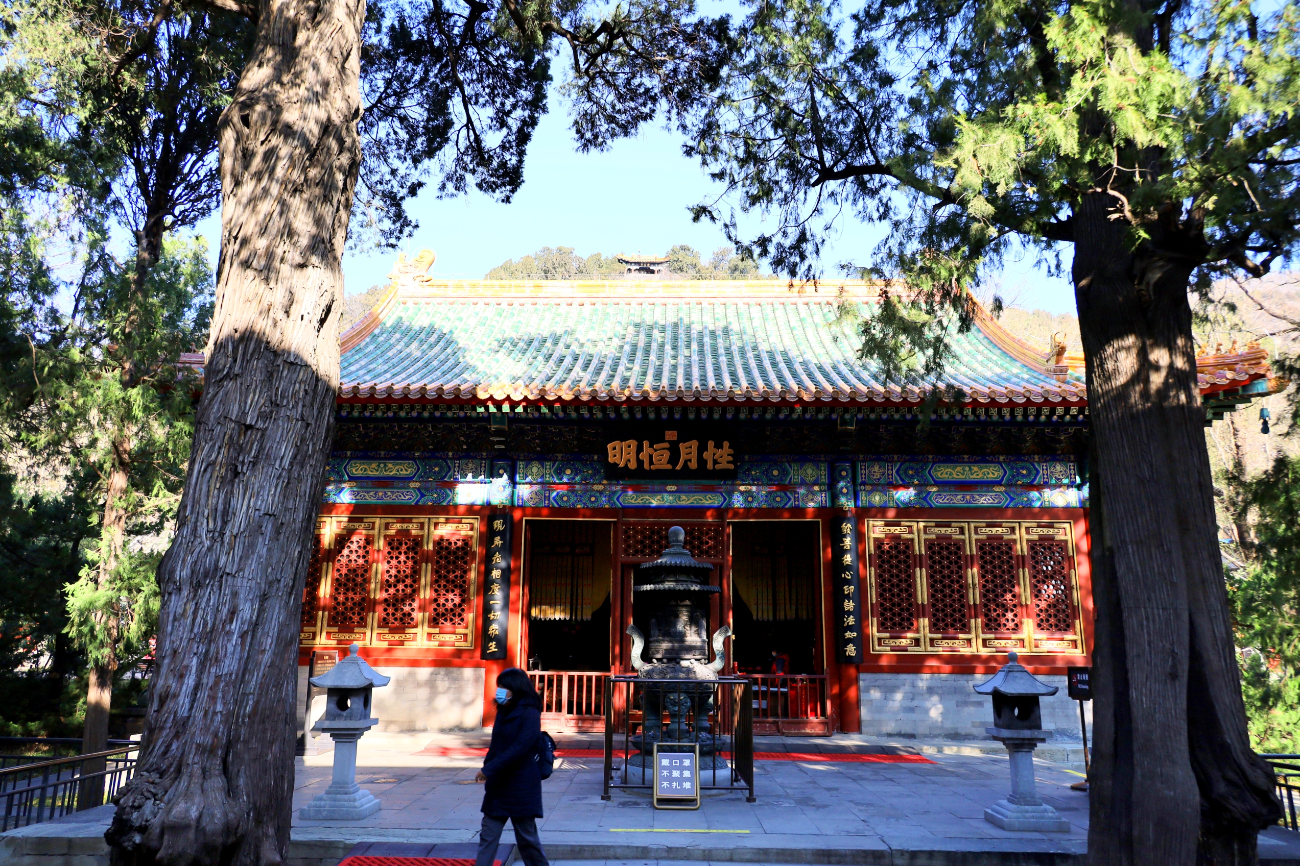 北京香山卧佛寺图片图片