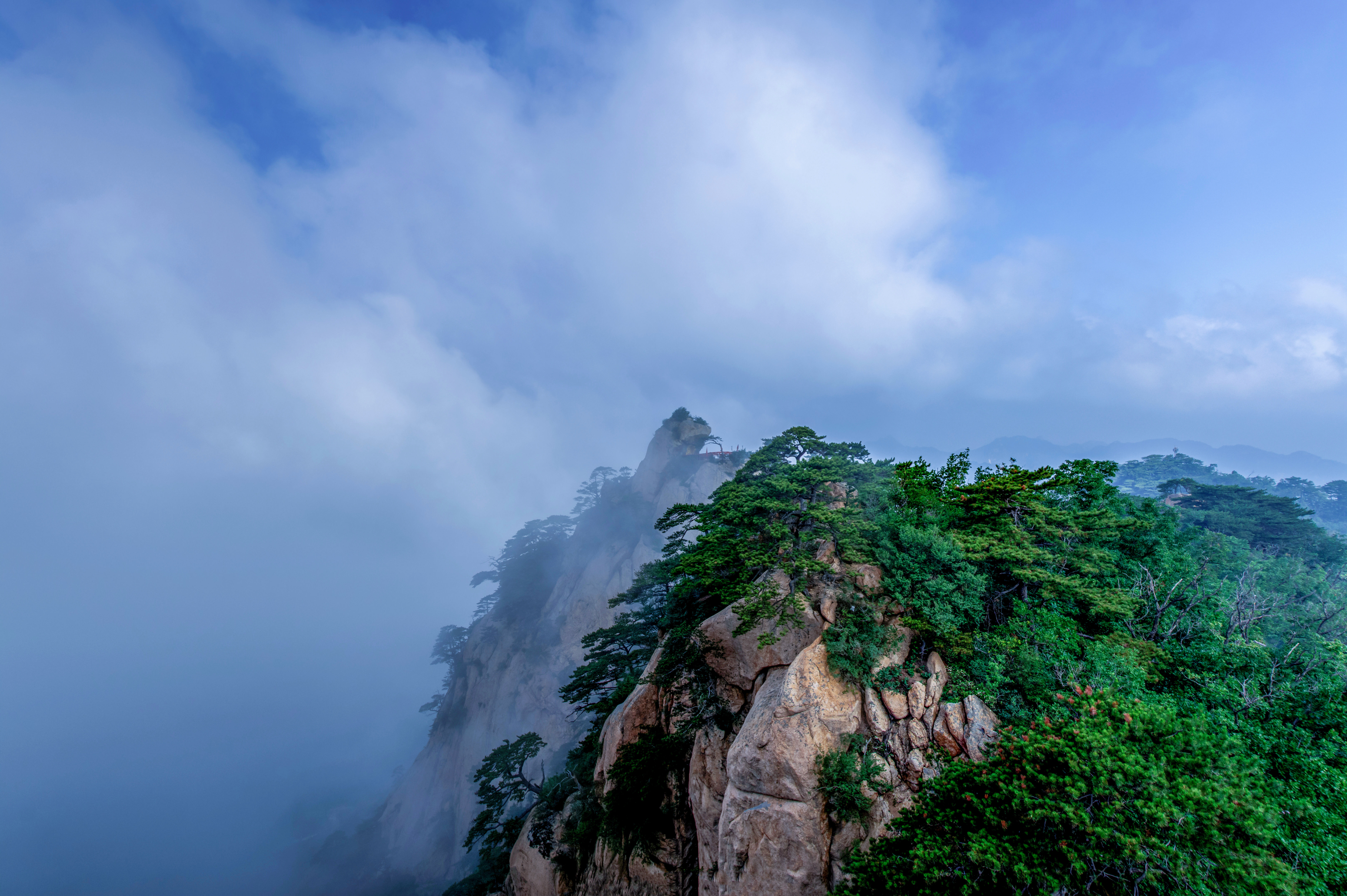 千山仙人台景区图片图片