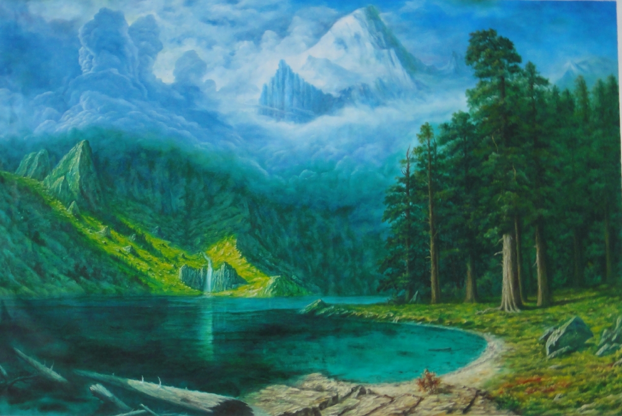 [相遇在天相守在人]文/网络诵读/油画图片/编辑/蓝色多瑙河