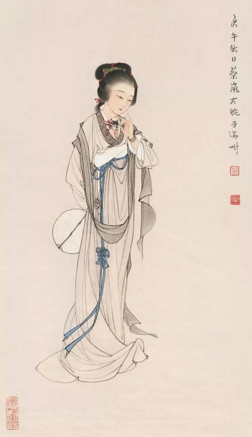 蔡岚古典绘画精选作品赏析