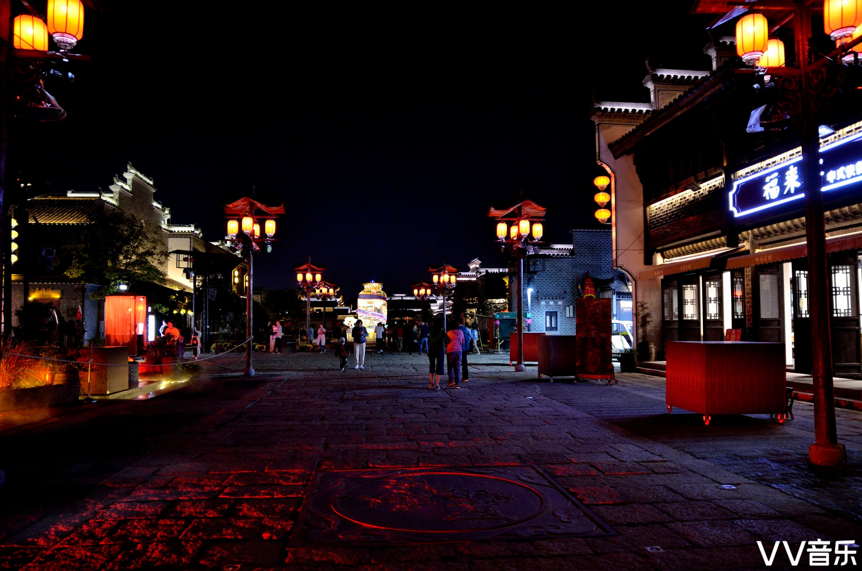 蕪湖鳩茲古鎮夜景